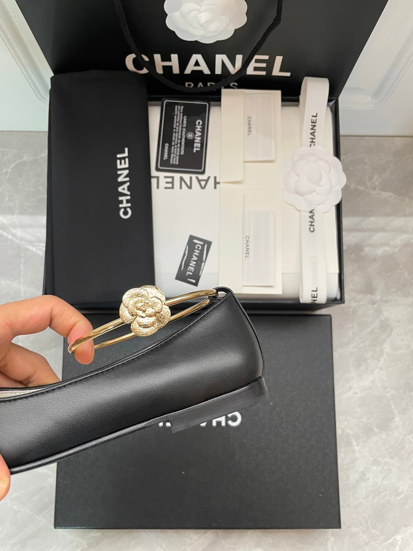 Chanel Mary Jane flats women