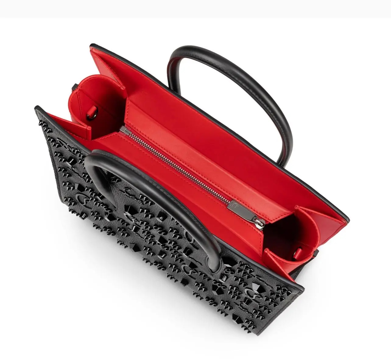 Christian Louboutin Paloma Medium Bag Calf Leather And Spikes High
