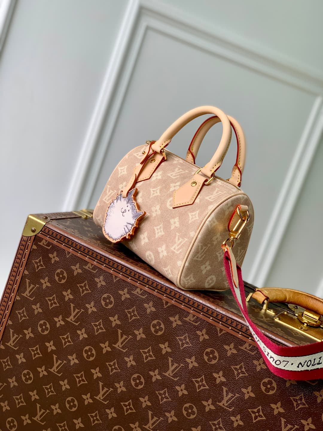 Louis Vuitton Speedy Bandouliere 20 Meowgram coated canvas M15151 High
