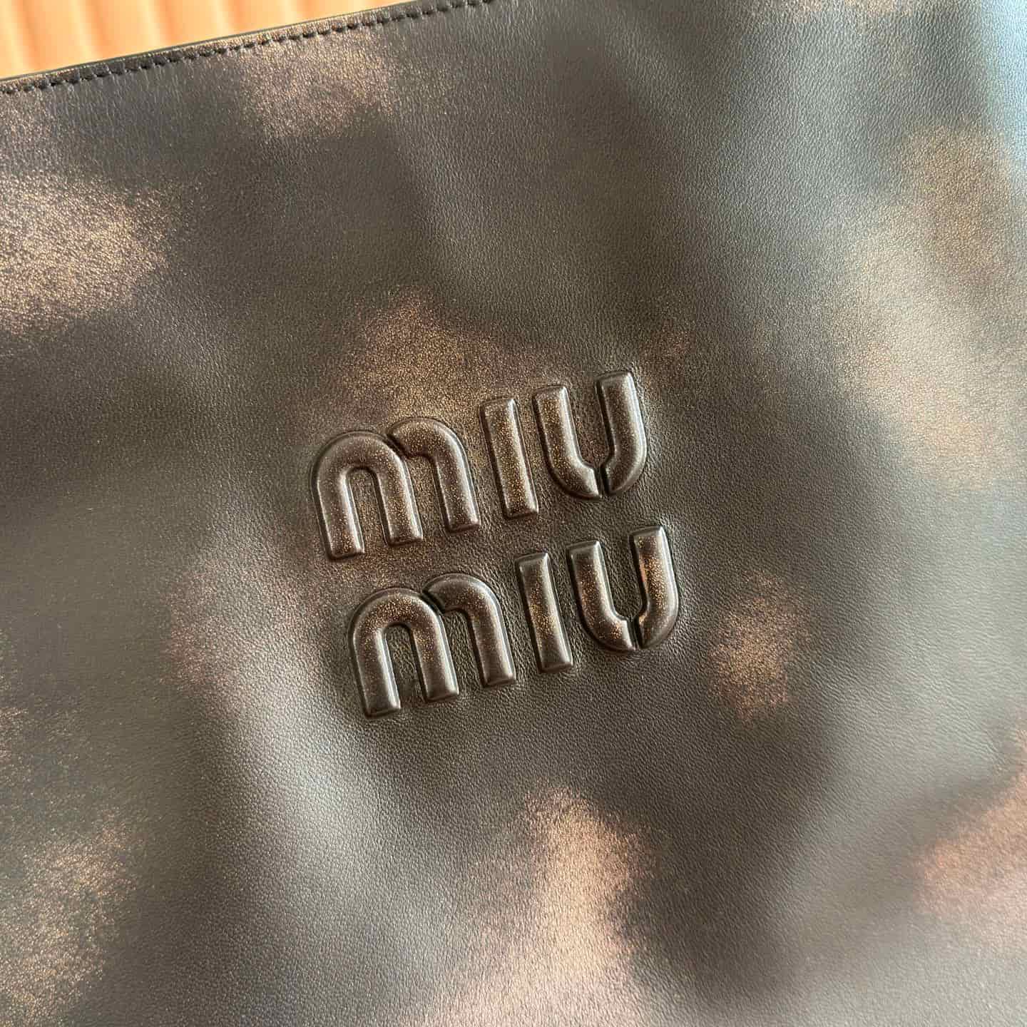 Miu Miu Leather Hobo Bag 5BC119 TOP