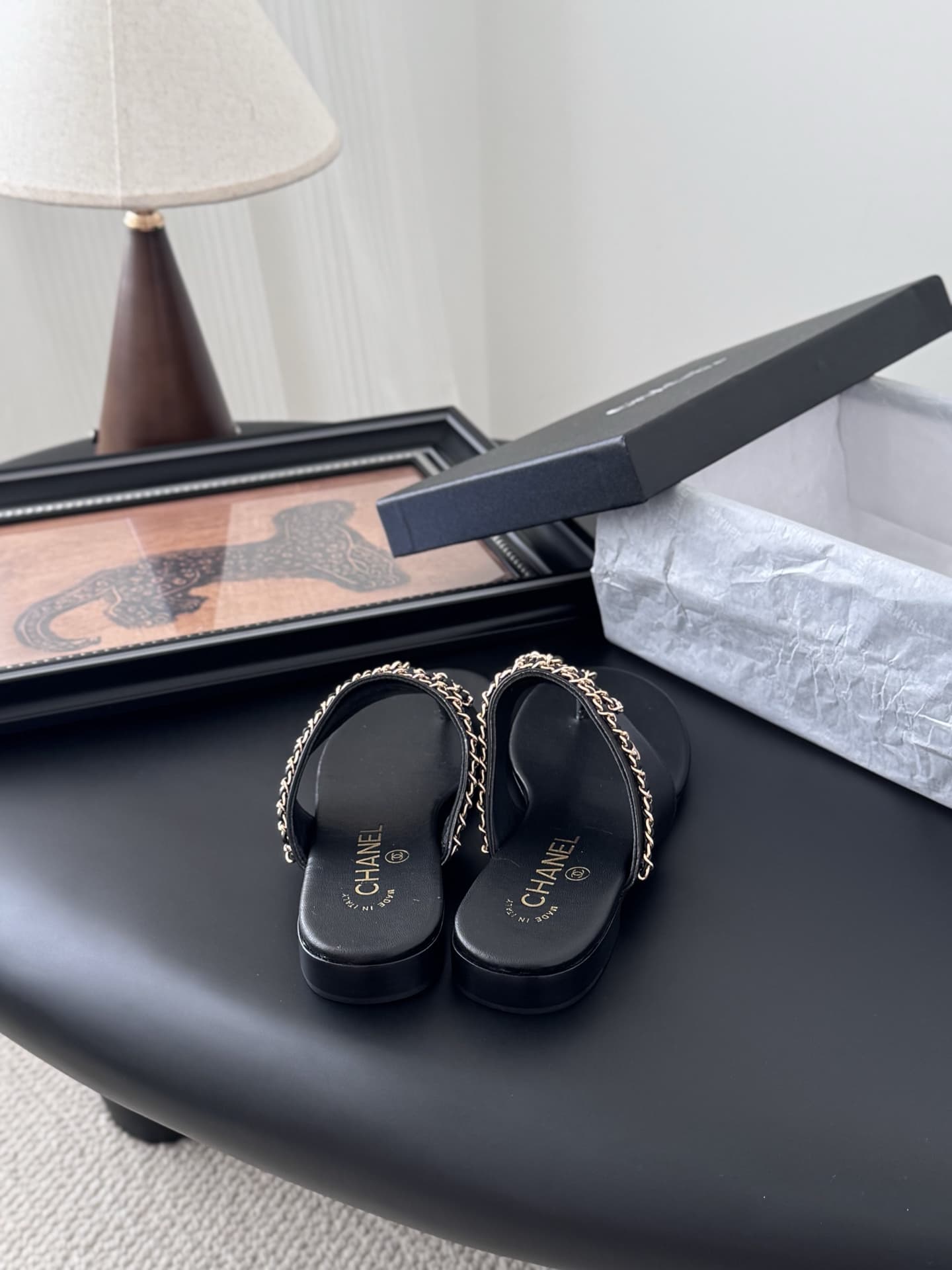 Chanel Pool Thong Mule Sandals Women