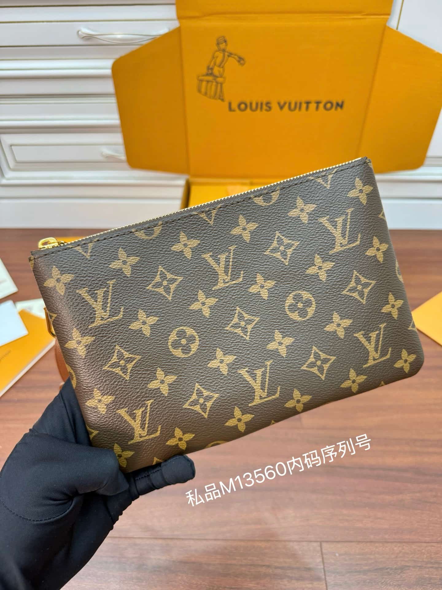 Louis Vuitton Key Pouch M Monogram Coated canvas M13560 TOP