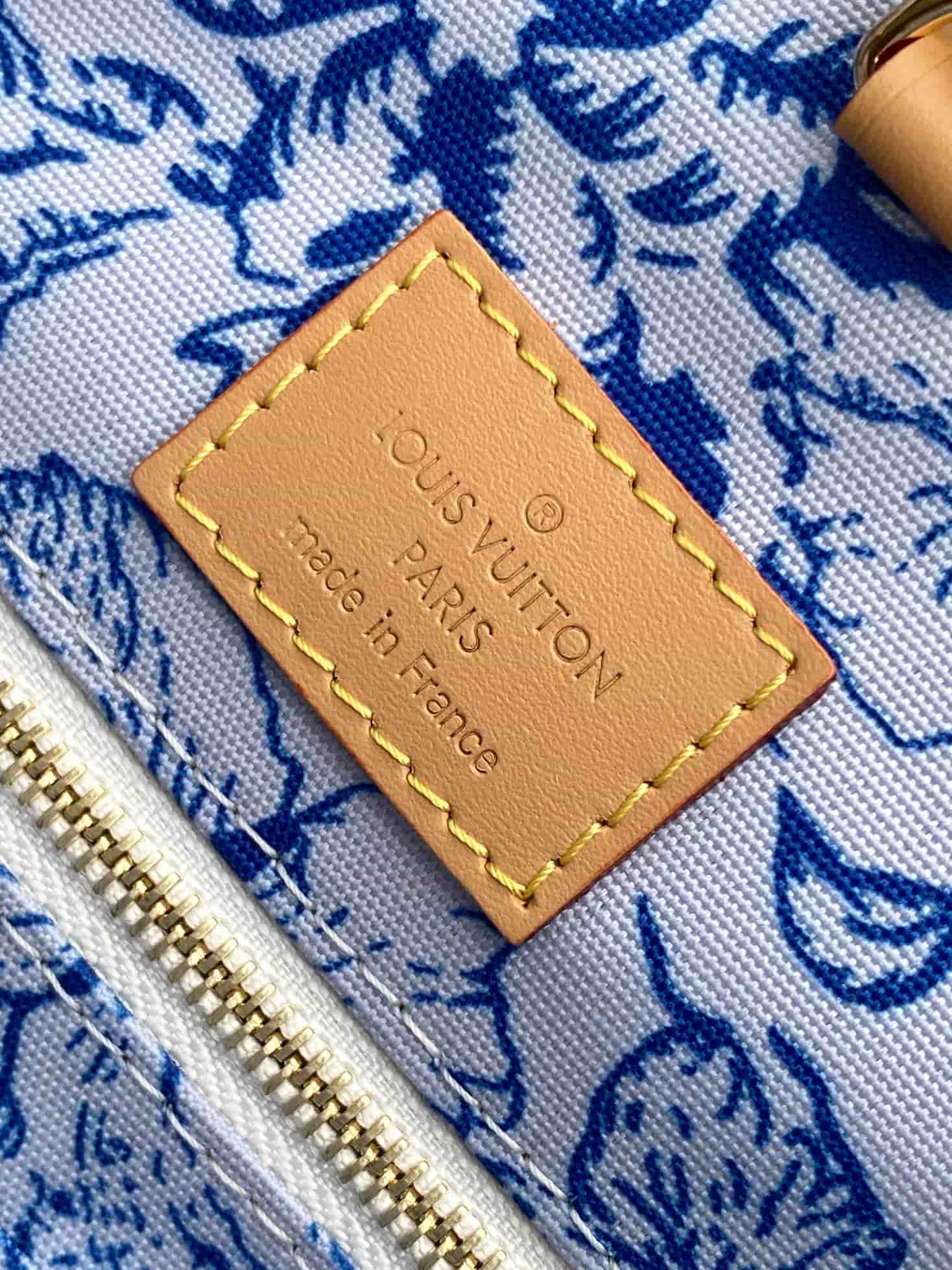 Louis Vuitton OnTheGo Tote bag in Lagoon Blue Monogram Tiles Canvas M11262 High