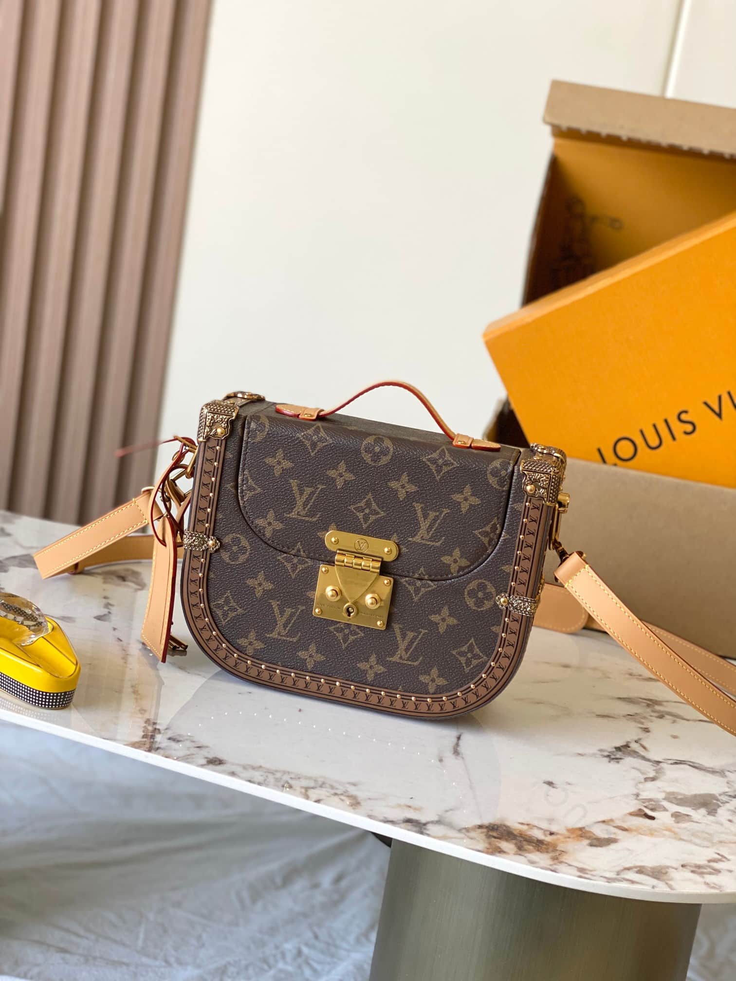 Louis Vuitton Montsouris Trunk Monogram coated canvas M15166 TOP