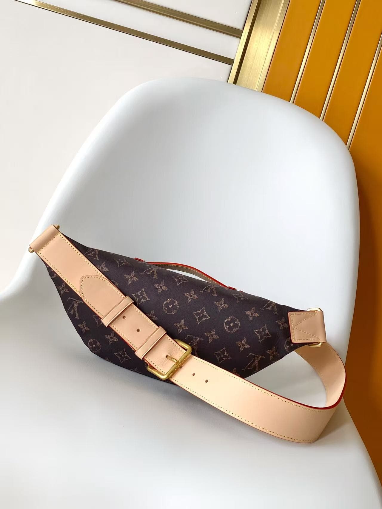 Louis Vuitton Rush Bumbag Louis Vuitton Silk Tech Monogram M2A452 High