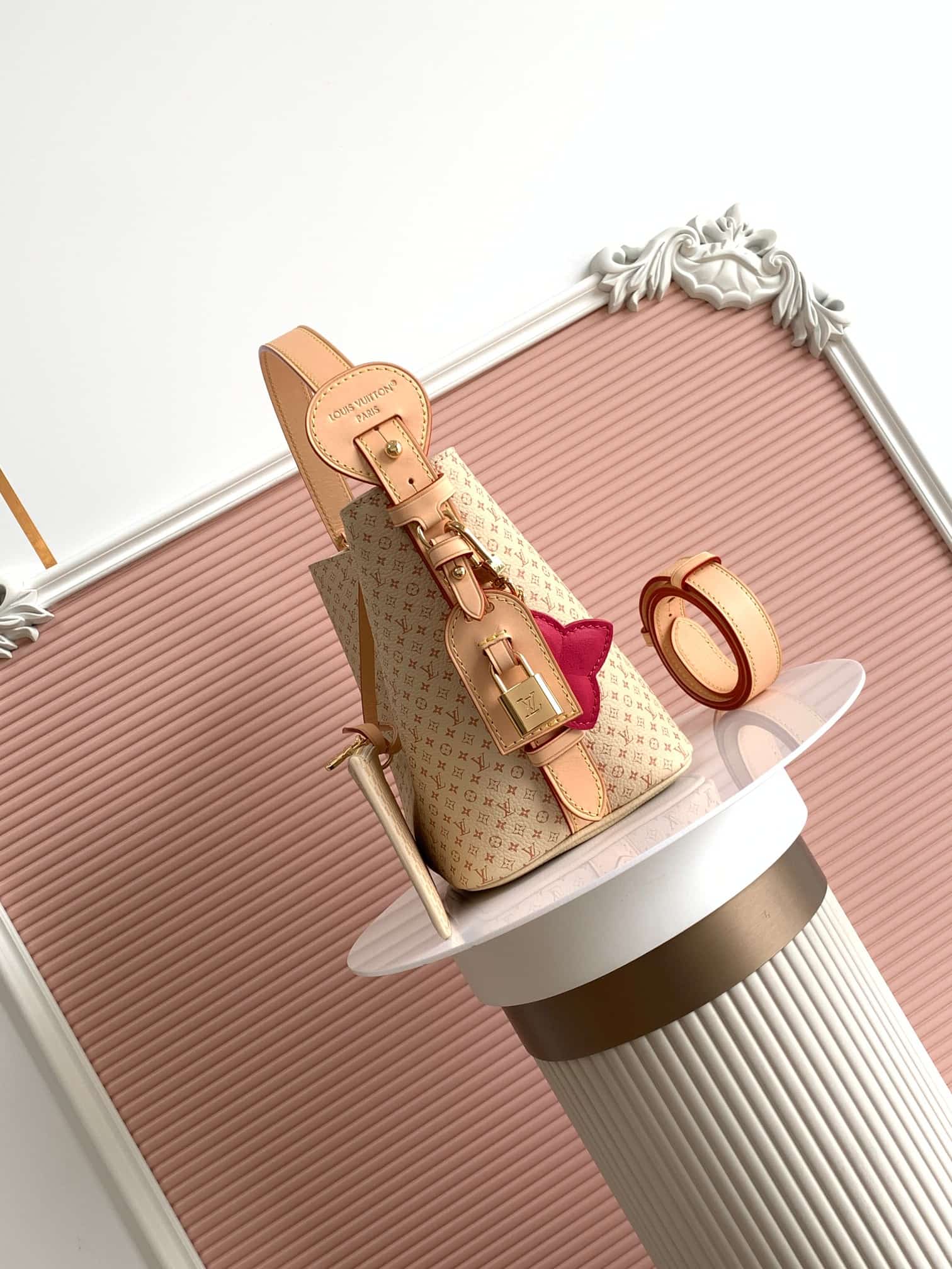 Louis Vuitton All In BB Dune/Sand Calfskin leather M15130 High