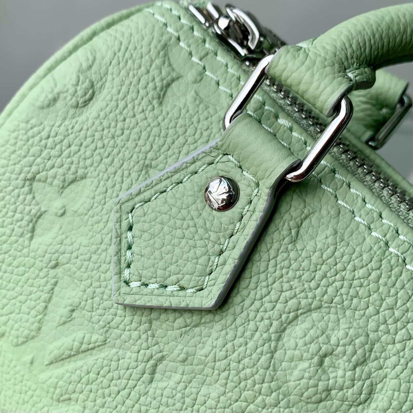 Louis Vuitton Nano Speedy Minty Cowhide leather M2A387 High