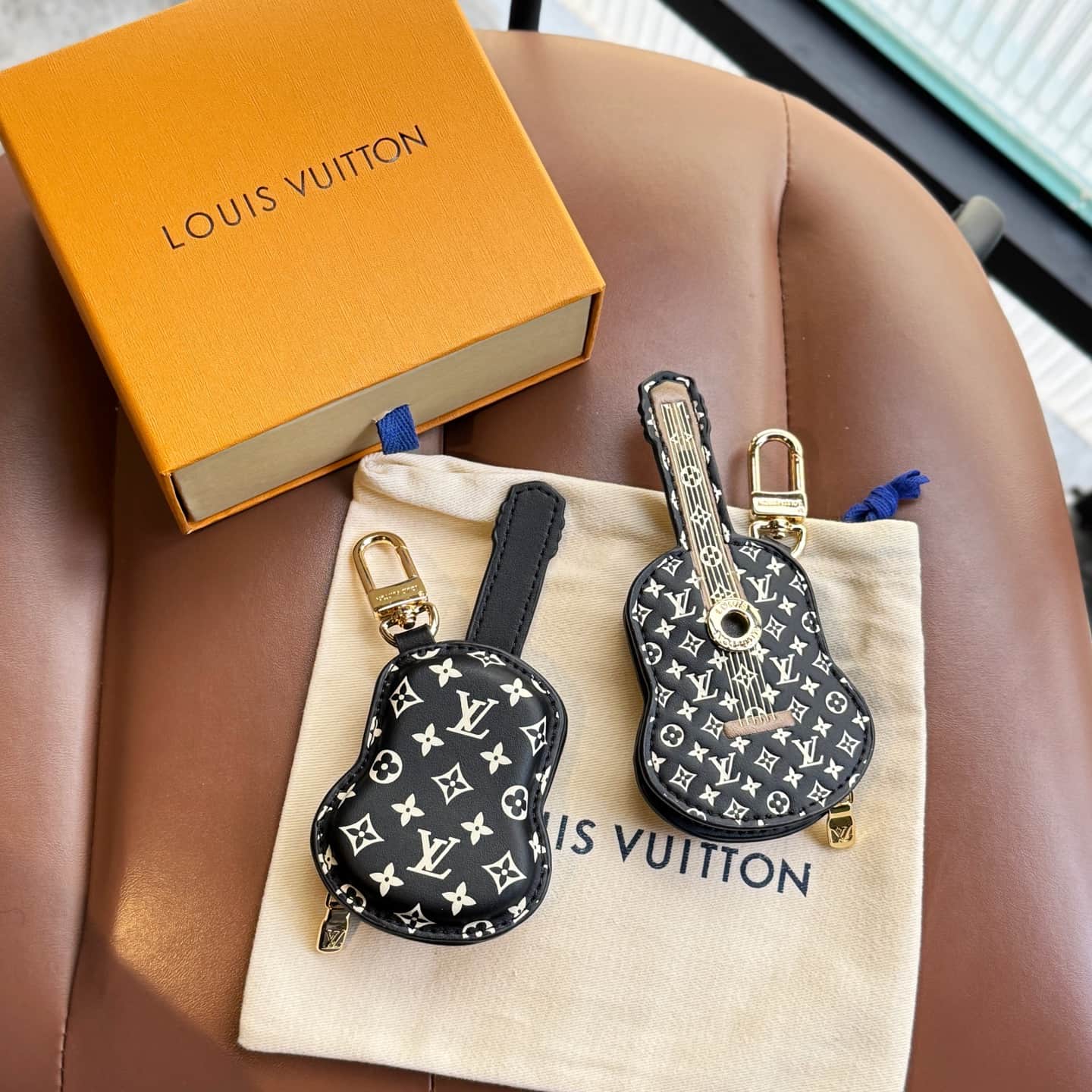 LV Guitar Pouch Bag Charm M02032