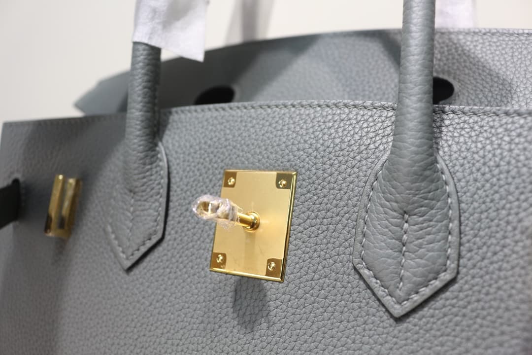 Hermes Birkin 25/30/35cm Bag Togo Leather In Vert Amande WAX High