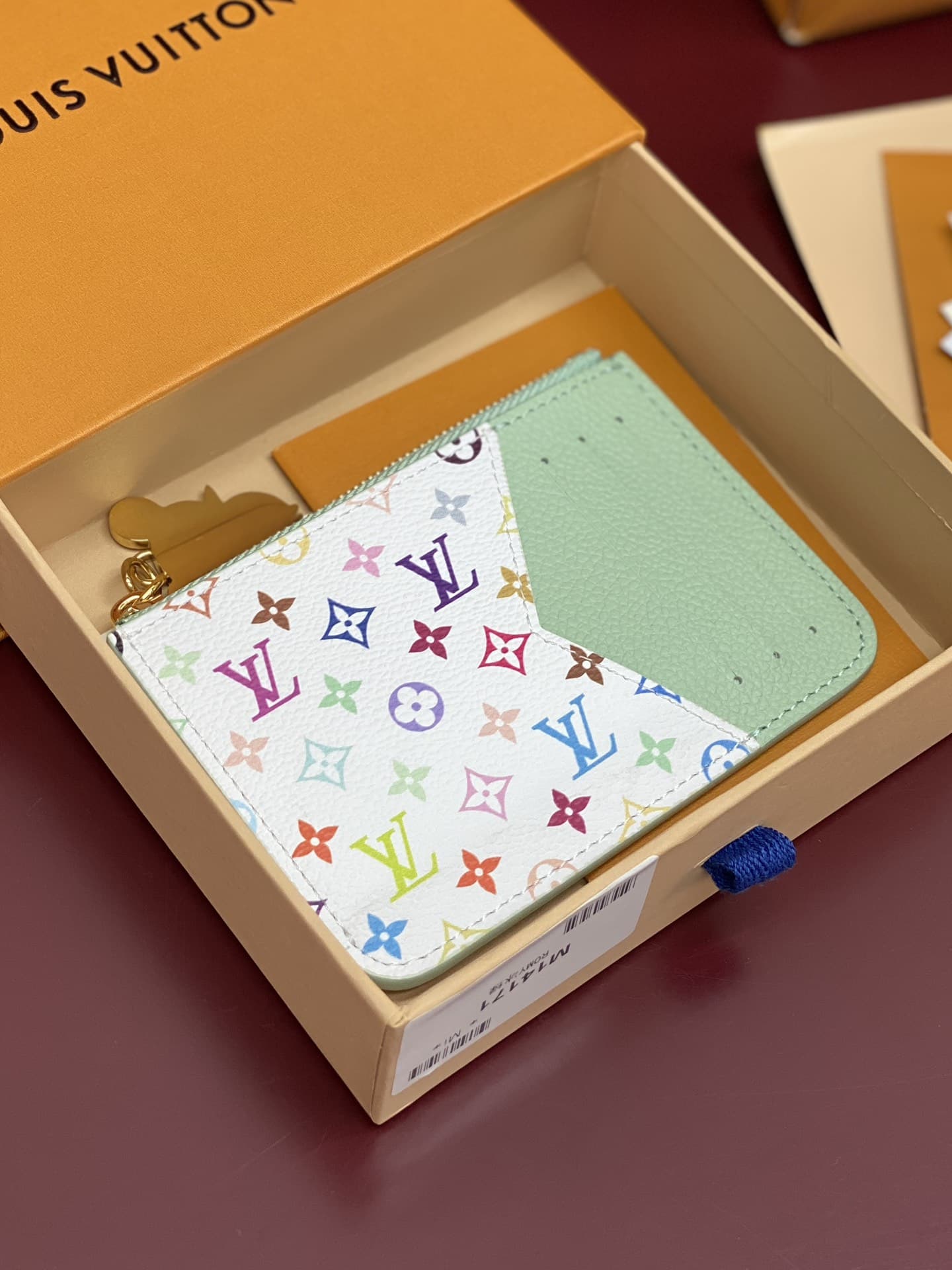 Louis Vuitton x Murakami Romy Card Holder Monogram Empreinte Leather M14171 High