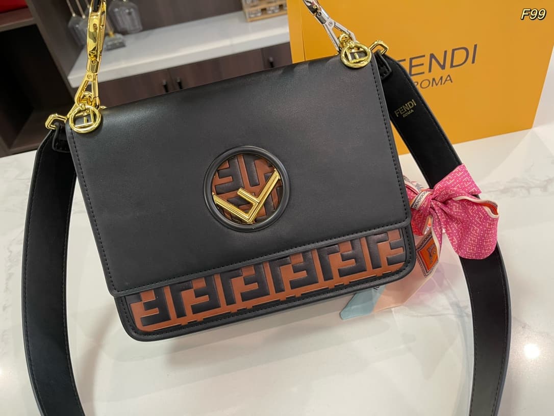 Fendi Kan I F Shoulder Bag