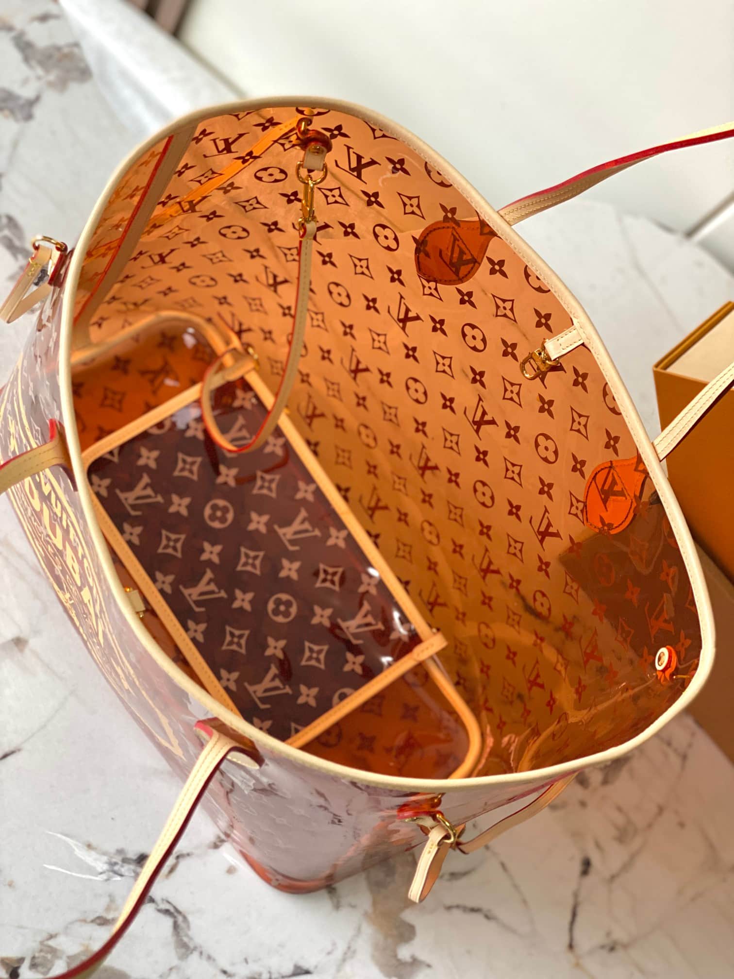 Louis Vuitton Neverfull GM Monogram PVC TOTE M14991 TOP
