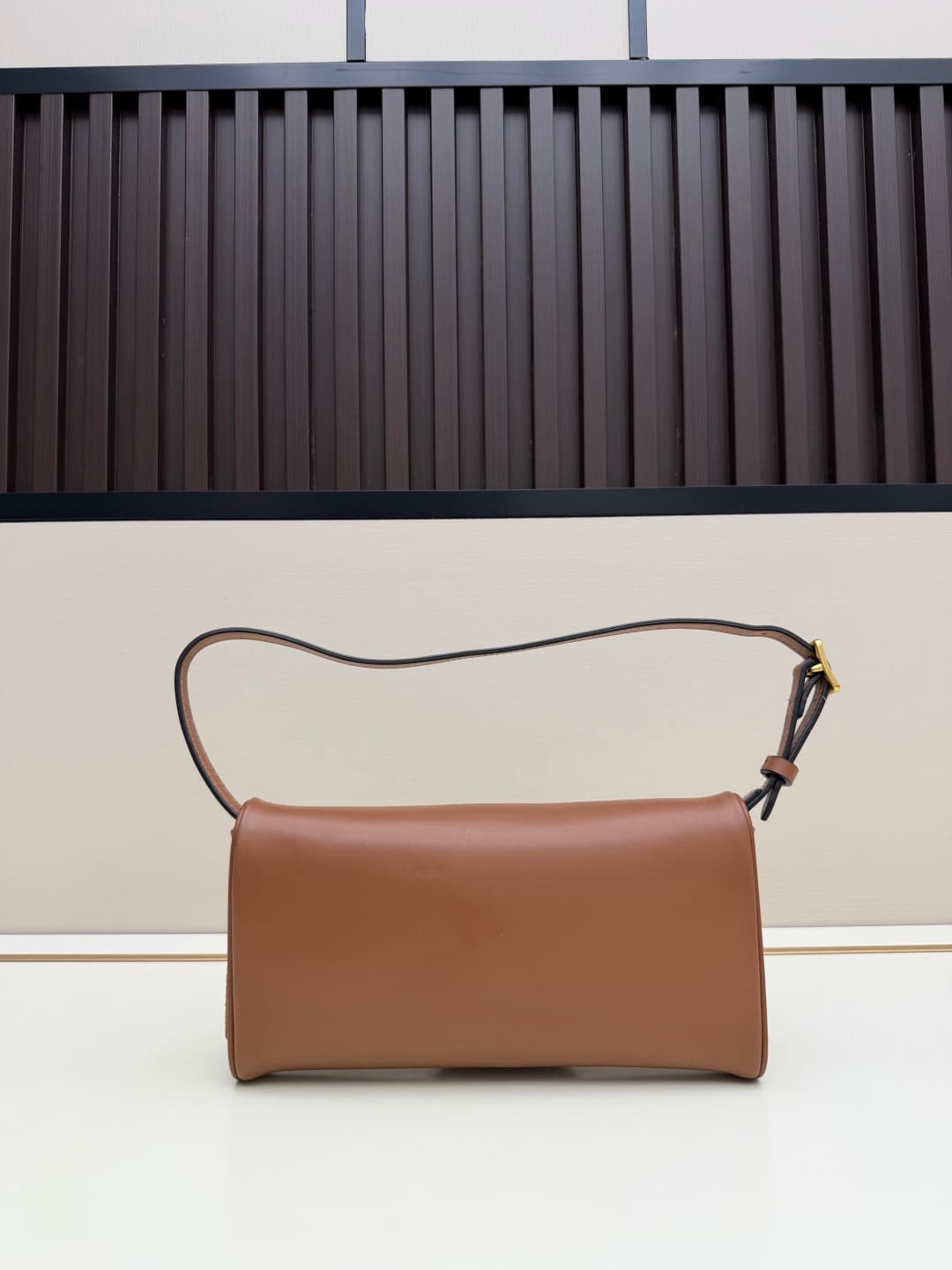 Valentino Garavani Devain Small Nappa Shoulder Bag Caramel High