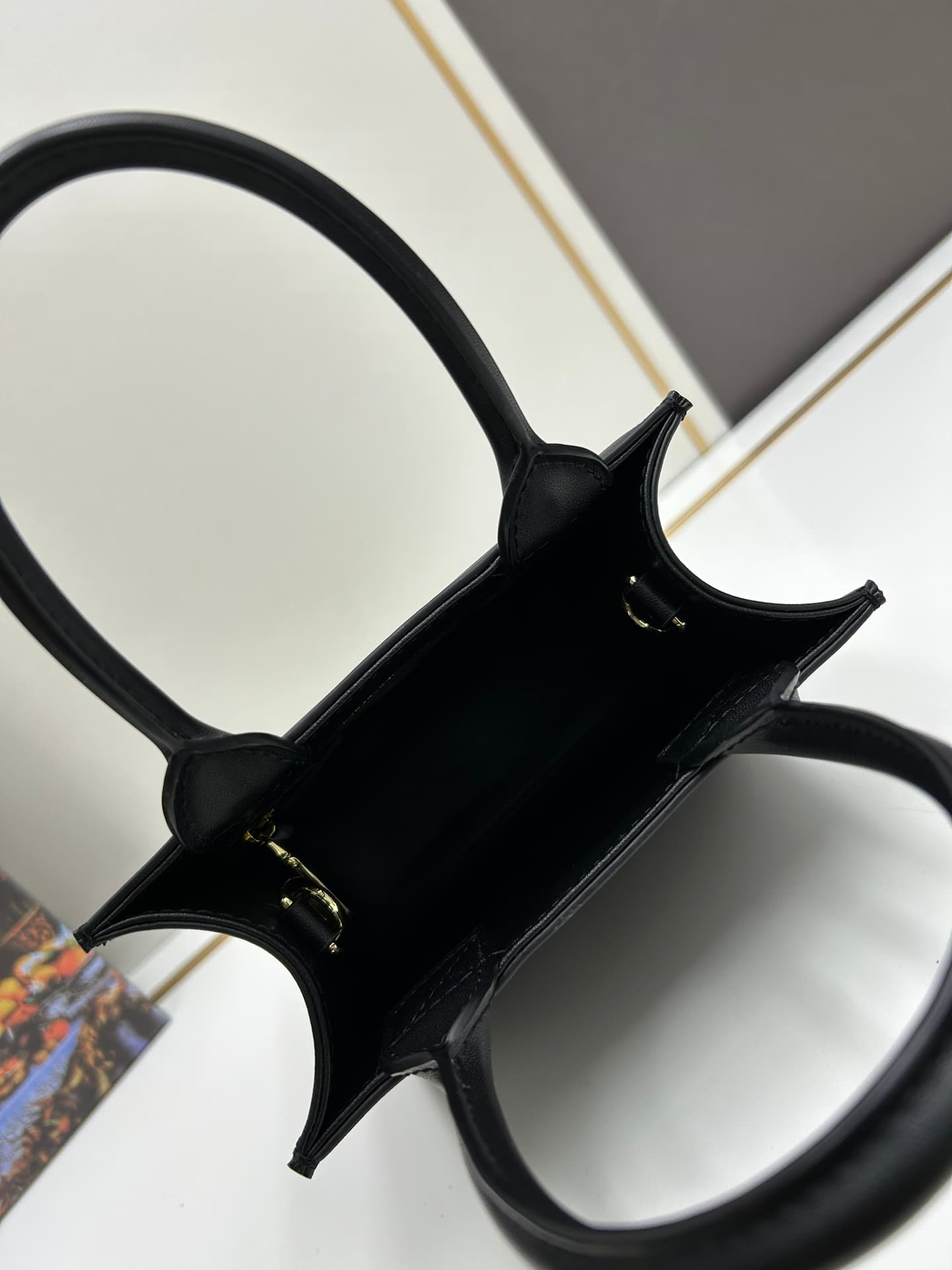 Dolce & Gabbana Mini DG Daily Tote Bag Black Calfskin High