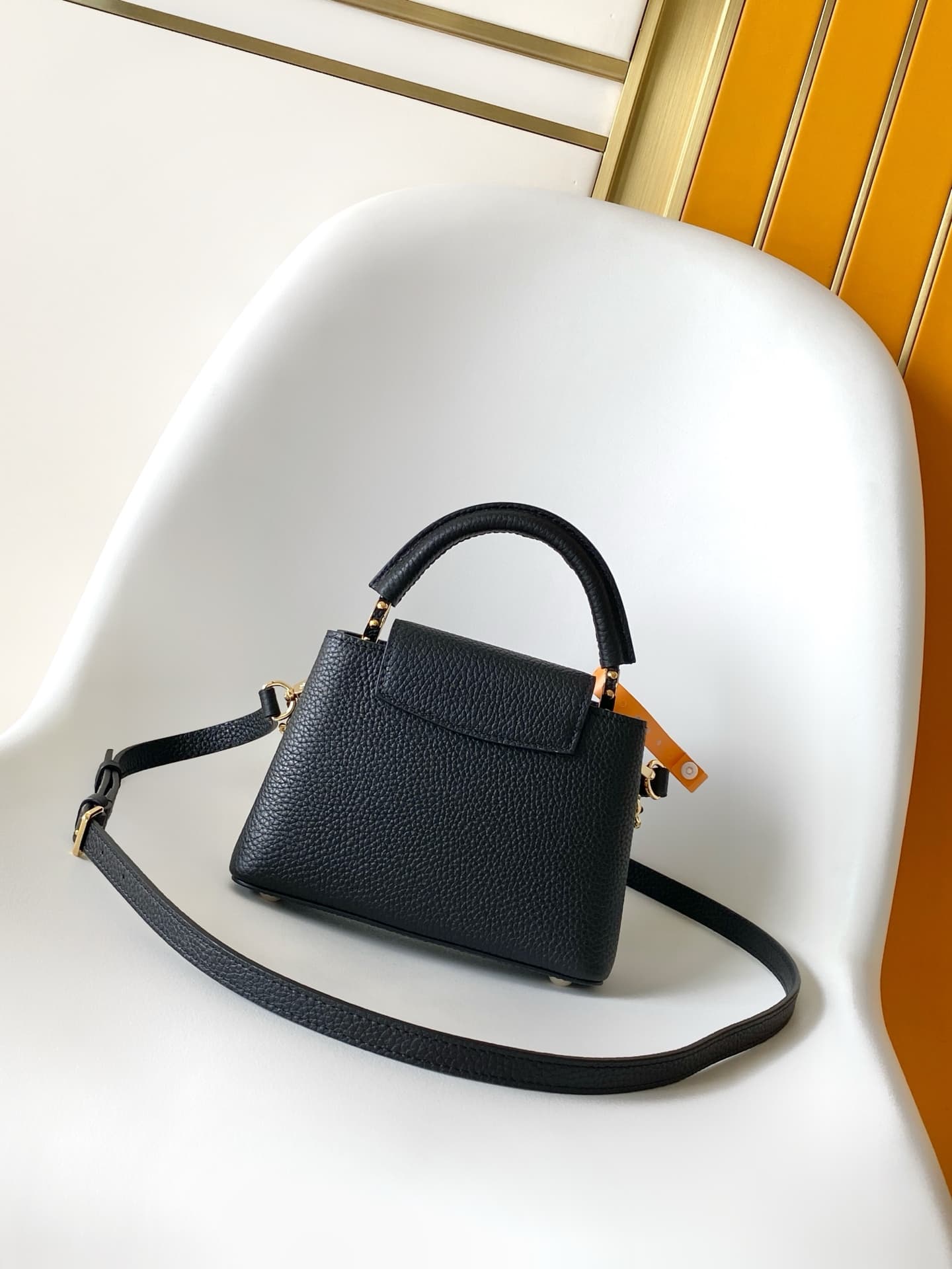 Louis Vuitton Capucines BB Capucines Black Taurillon Leather M29608 TOP