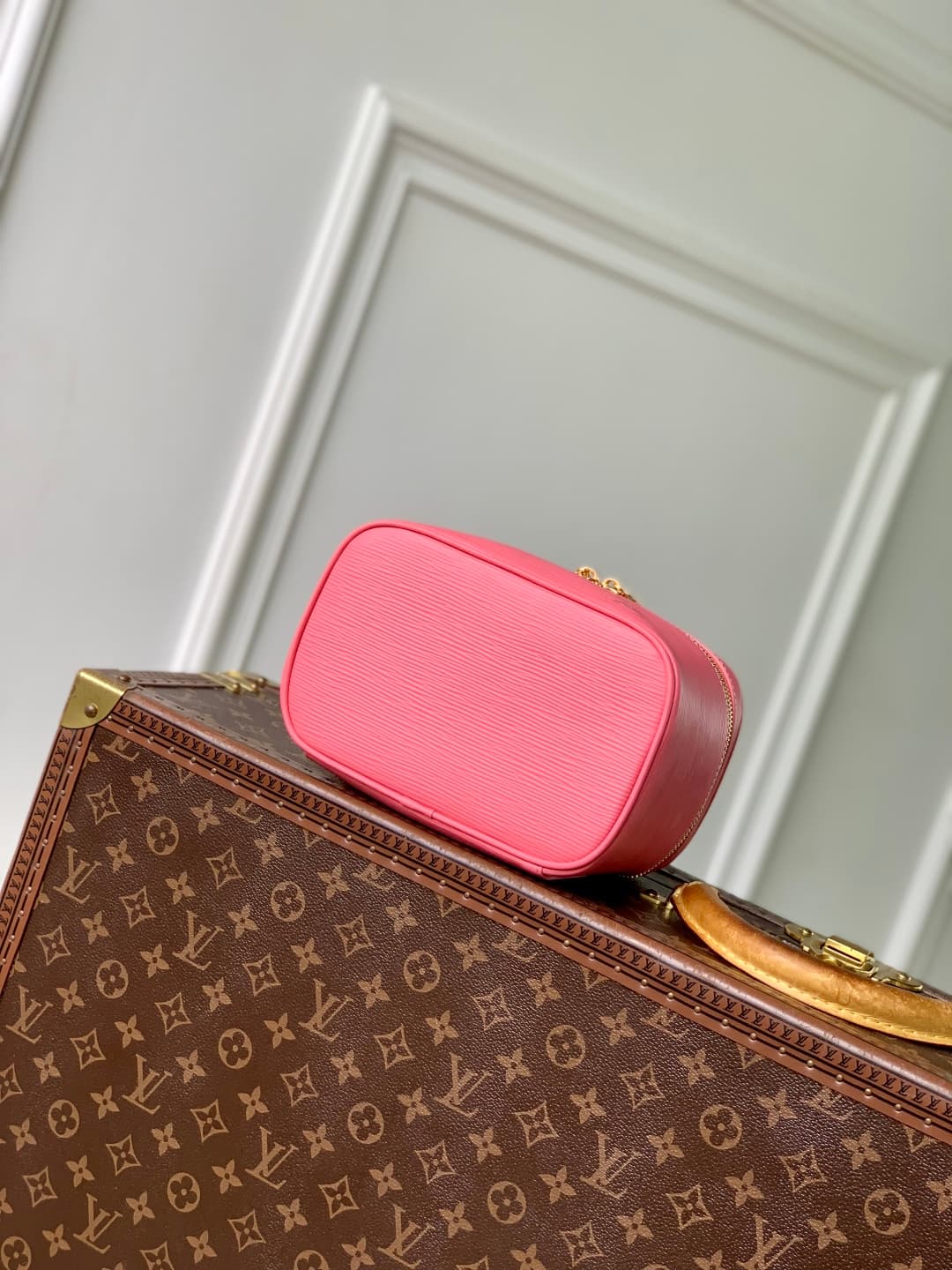 Louis Vuitton Nice Mini Epi grained leather Rouge M15191 Bliss Pink High