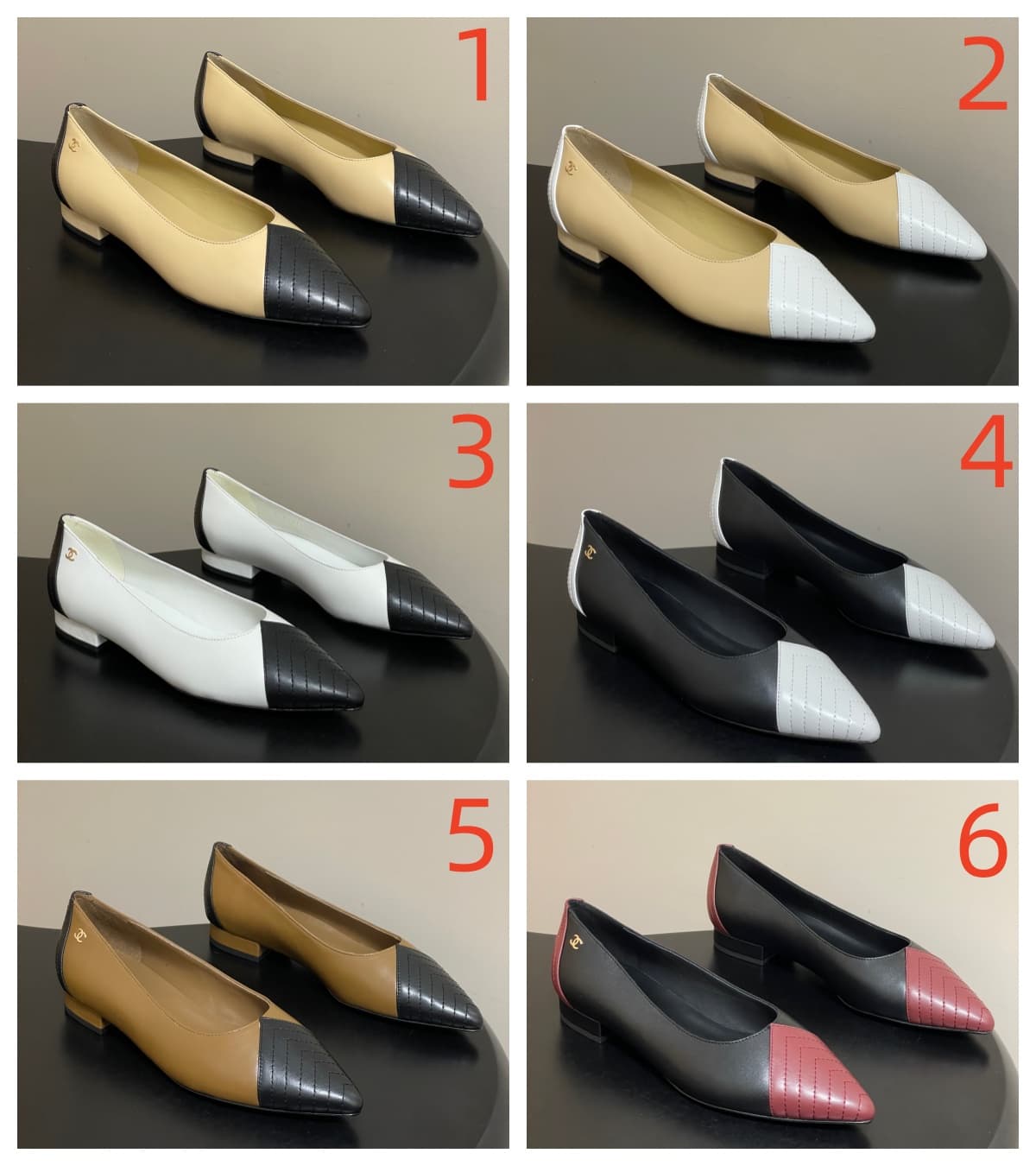 Chanel Ballet Flat Shoes Women
