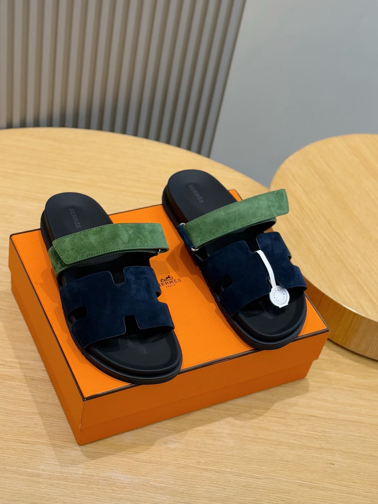 Hermès Chypre braided suede sandals Women Men