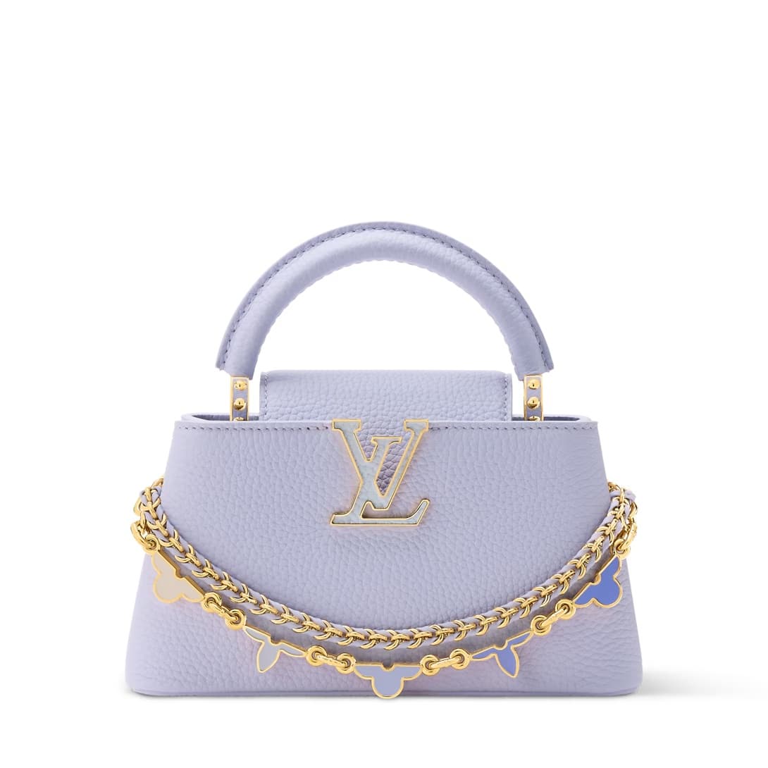 Louis Vuitton Capucines East-West Mini Iris Lilac Taurillon leather M2A379 TOP