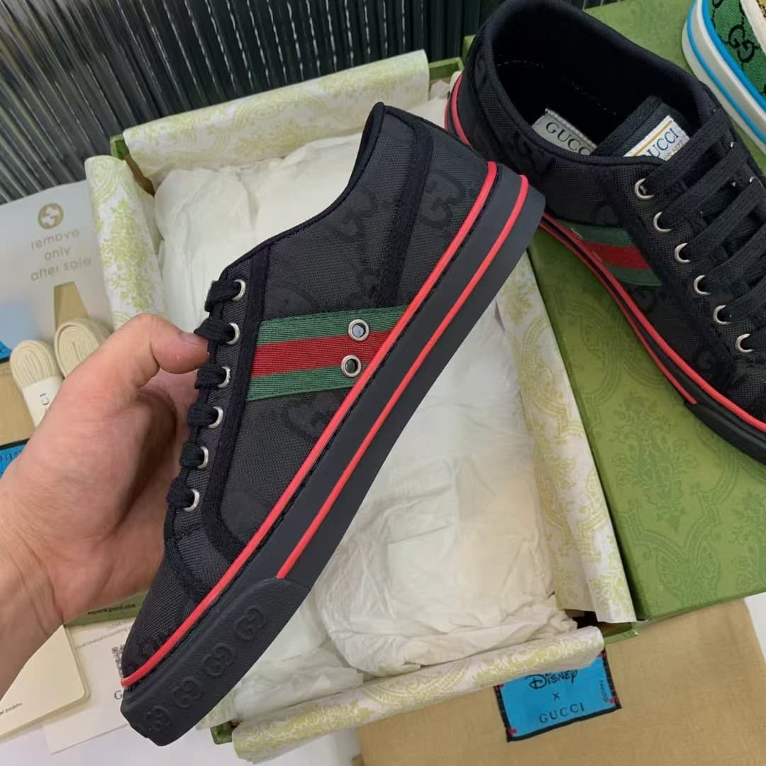 Gucci Tennis 1977 Off the Grid Low Black Shoes Women