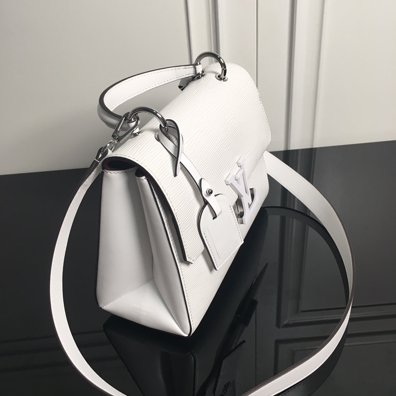 Louis Vuitton GRENELLE PM Epi grained cowhide leather M53695 White High
