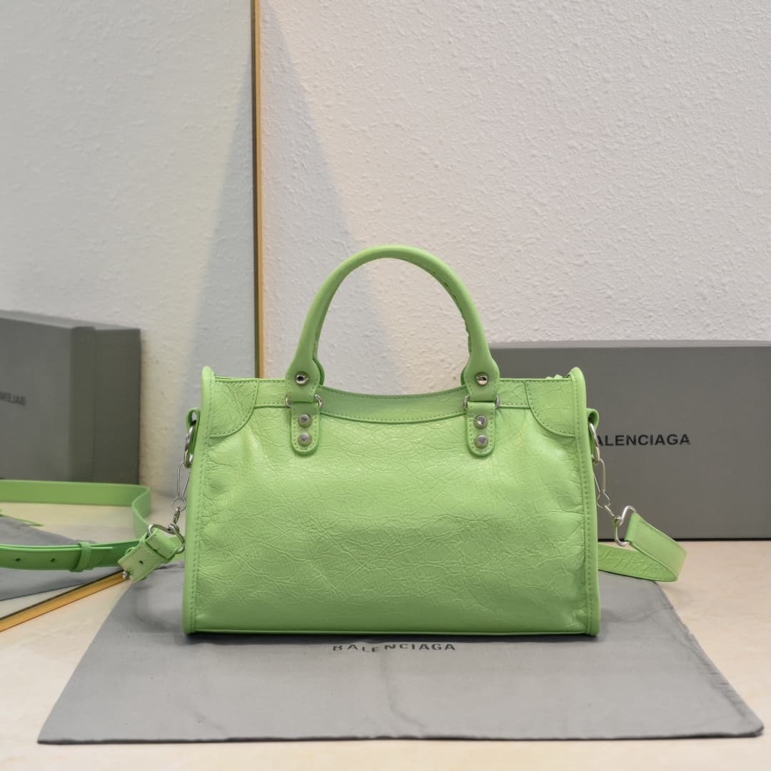 WOMEN'S LE CITY SMALL BAG Lambskin & Silver Metal High