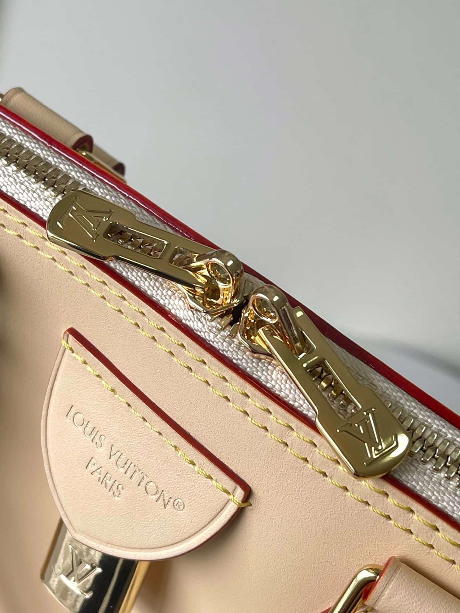 Louis Vuitton Alma PM Beige VVN cowhide leather M27388 TOP