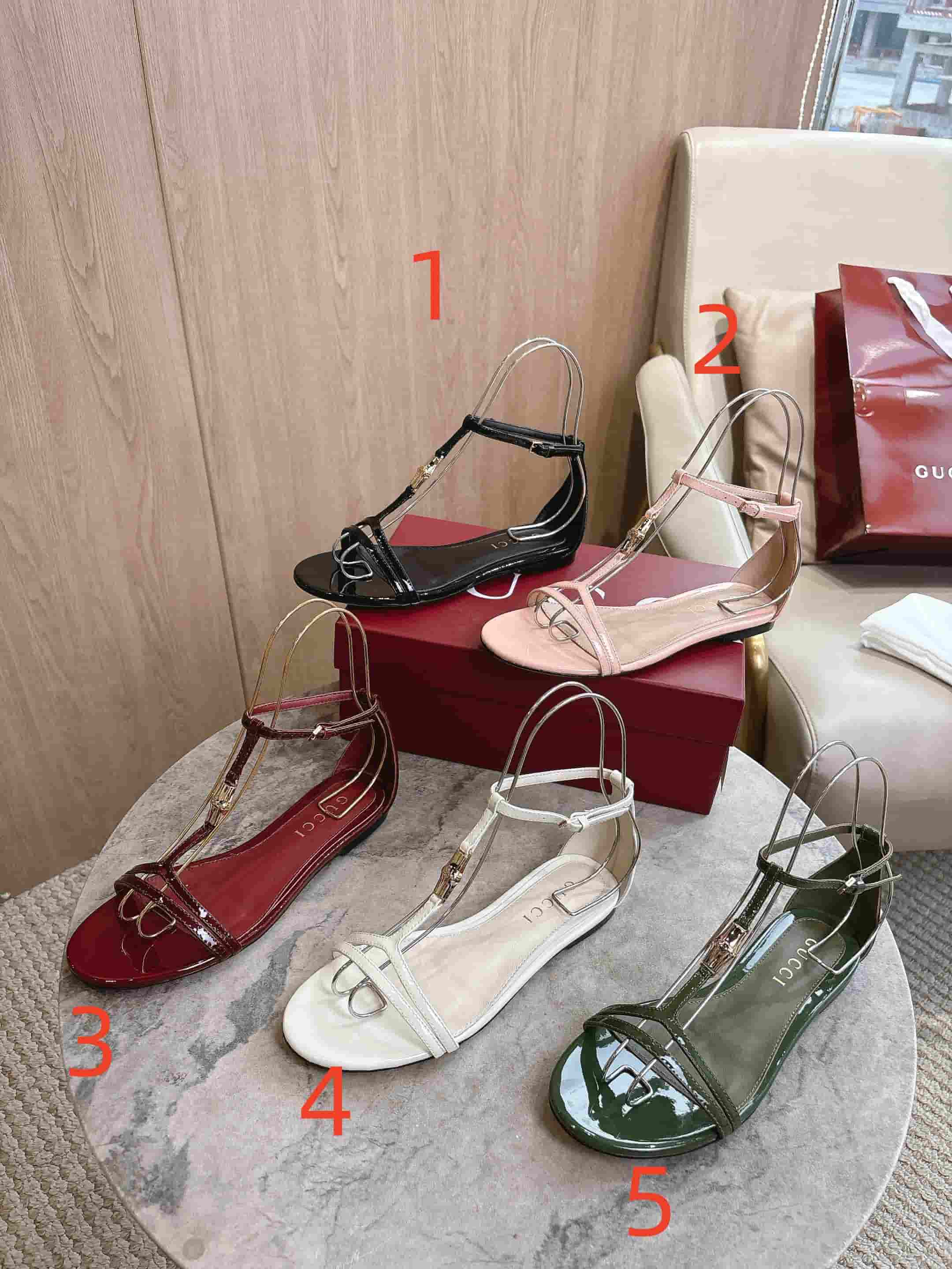 Gucci thong sandal with Bamboo Shoes Women