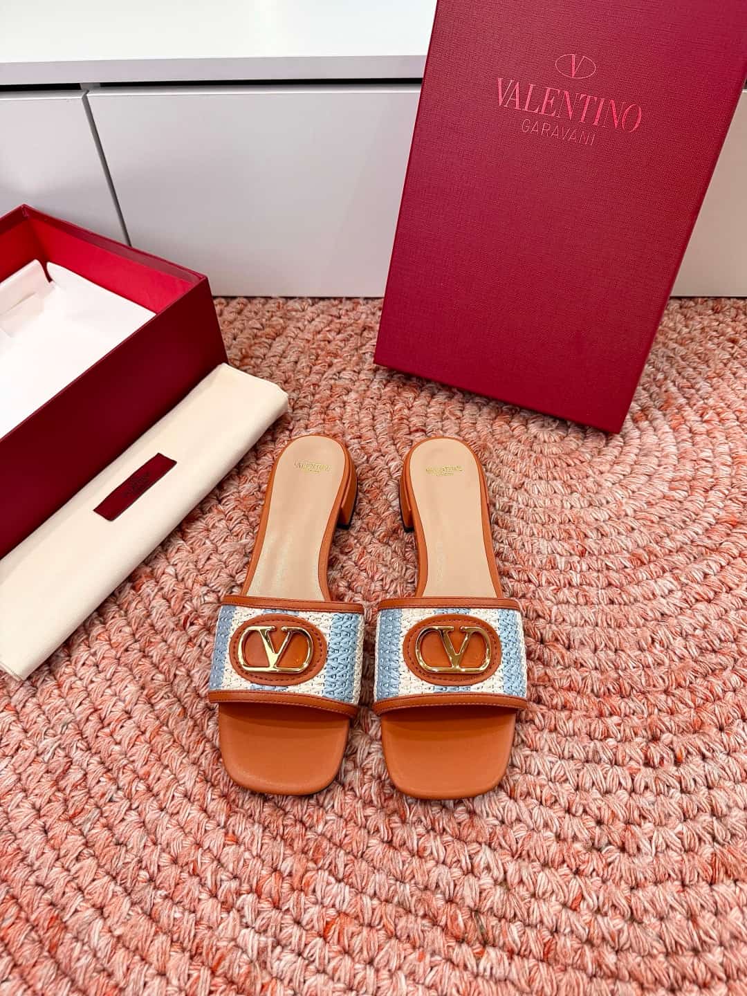 Valentino Garavani VLogo Signature Slide Sandals Women