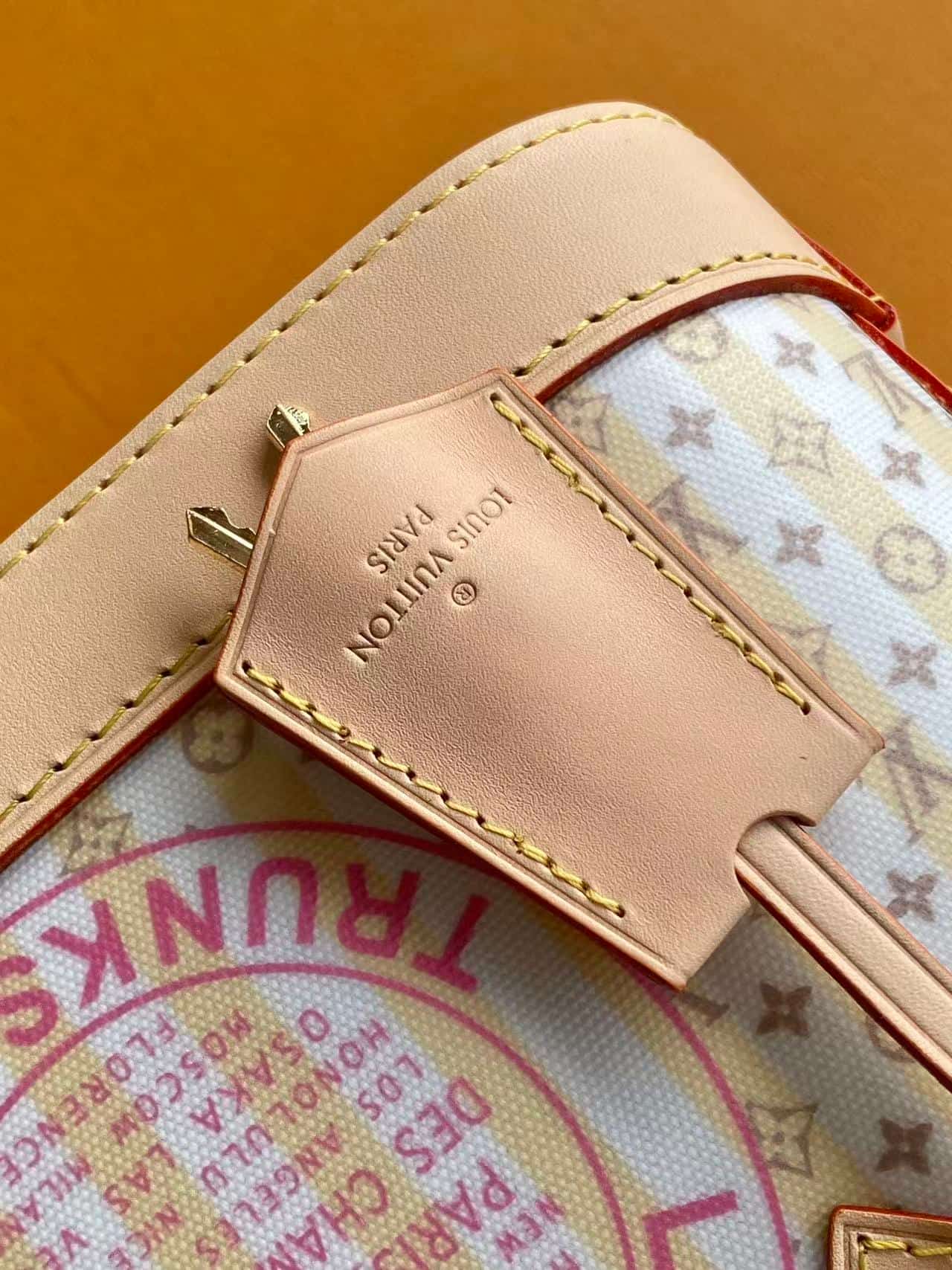 Louis Vuitton Alma BB Banana Coated canvas M28672 High