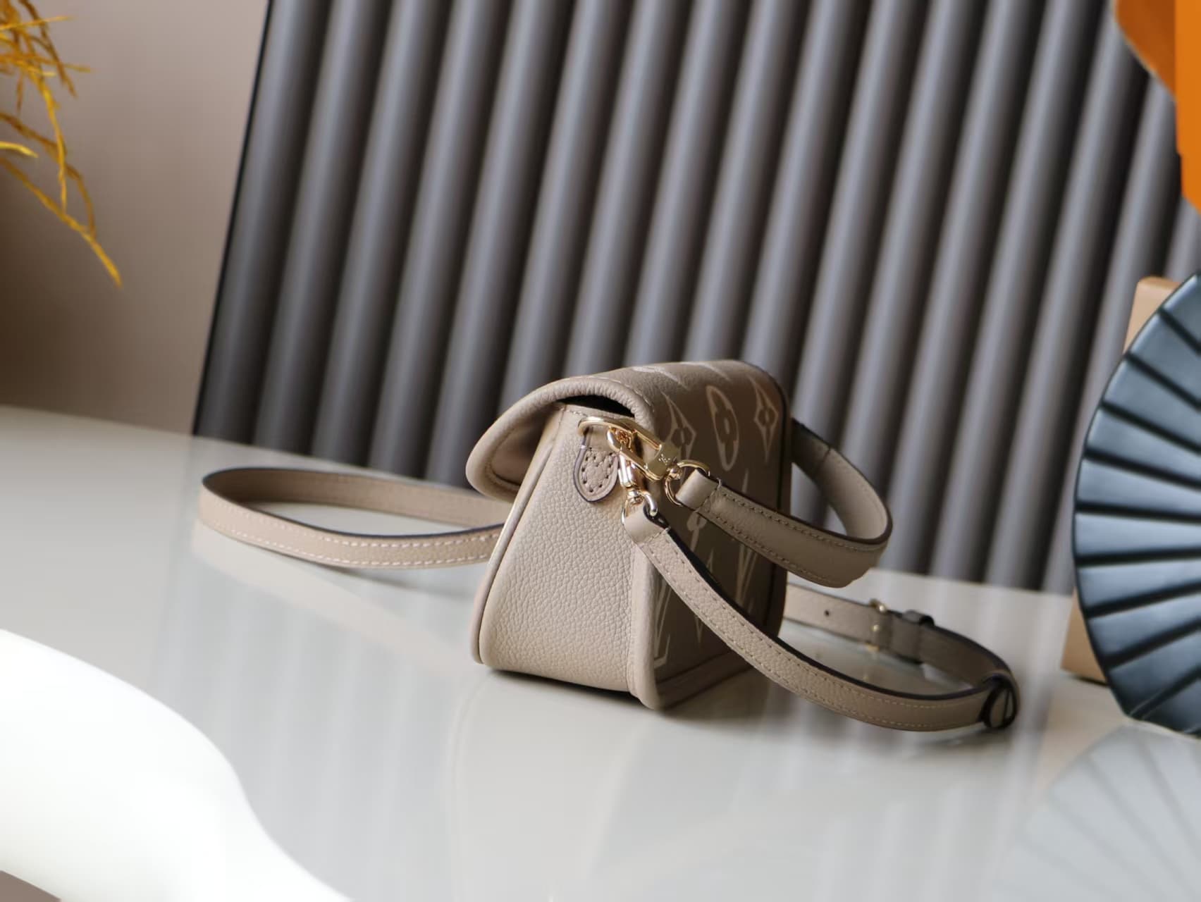 Louis Vuitton Nano Diane Monogram Empreinte embossed supple grained cowhide leather M83300 High