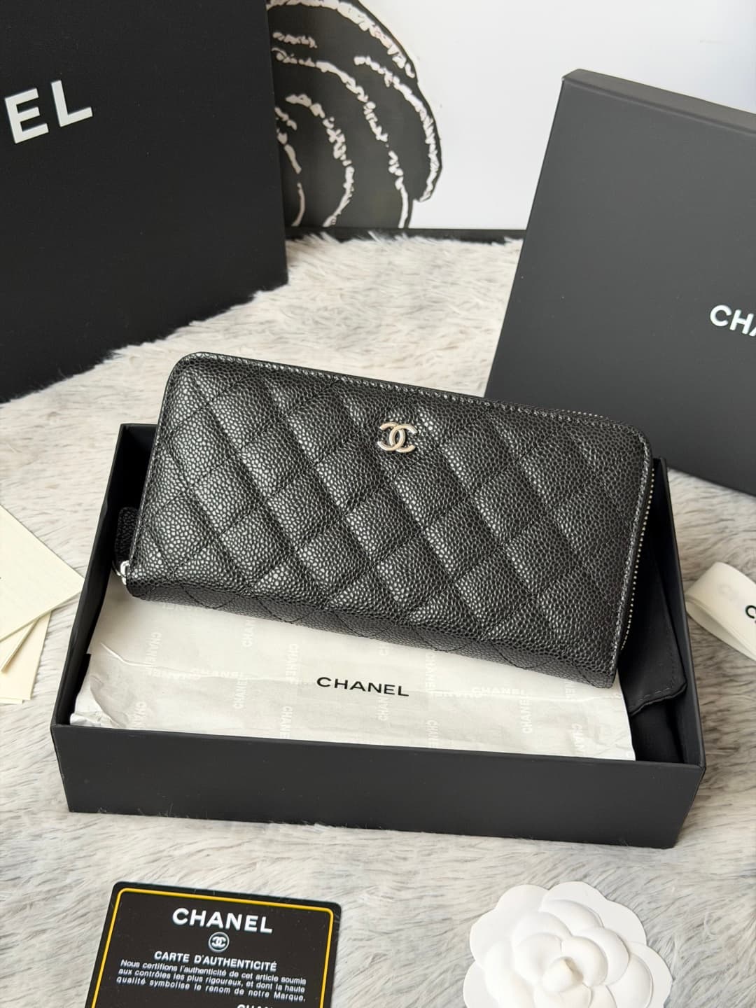 Chanel Classic Long Zipped Wallet A