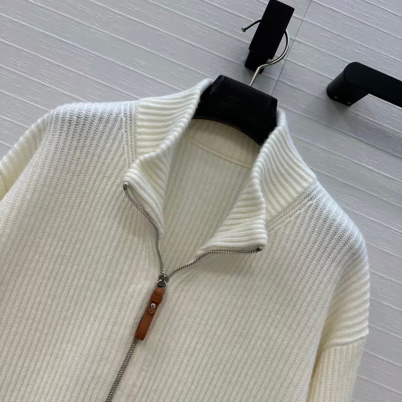 Hermes Women's H Pocket Zipped Long Jacket