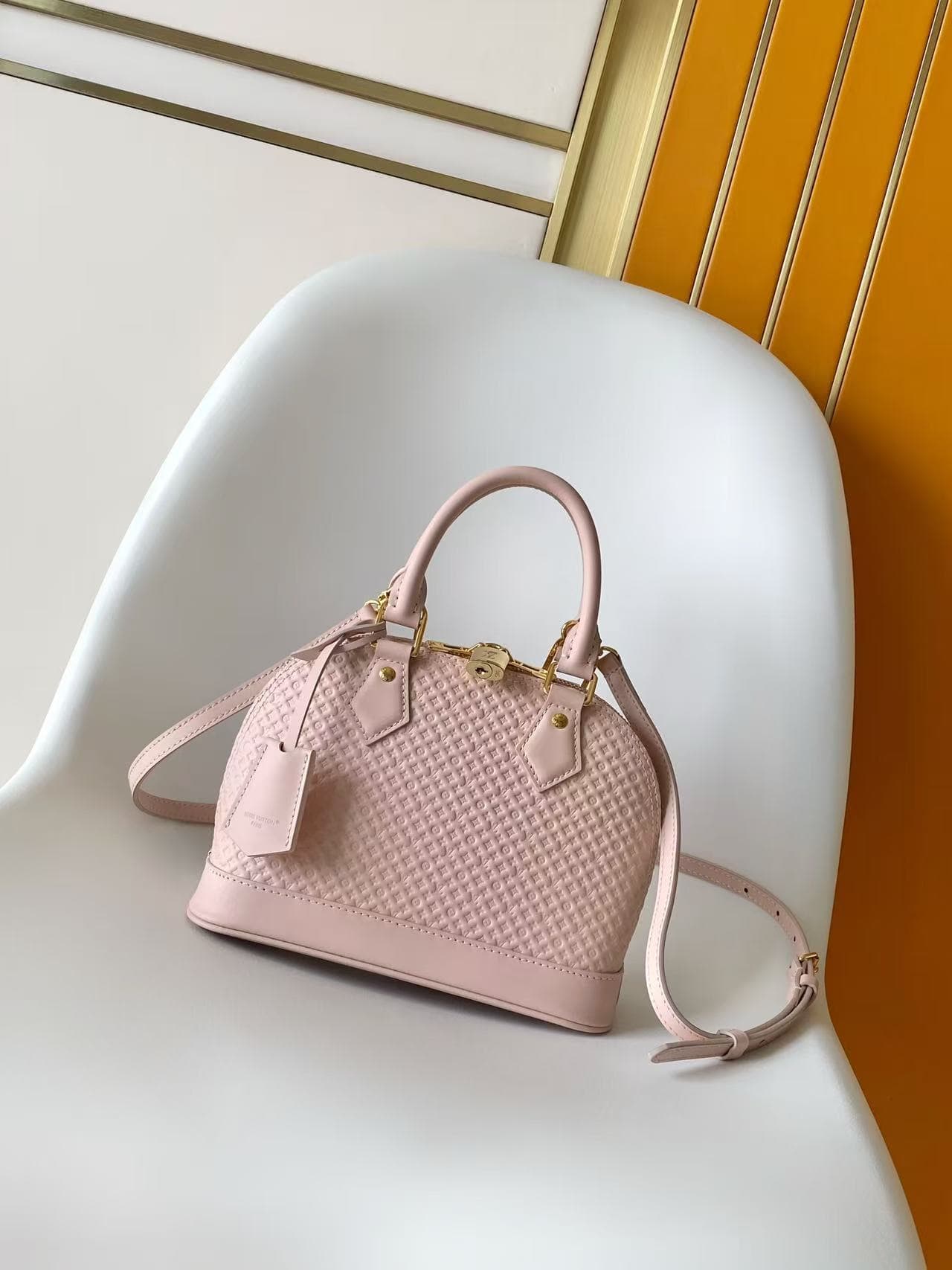 Louis Vuitton Alma BB Light Bliss Calfskin leather M29416 High