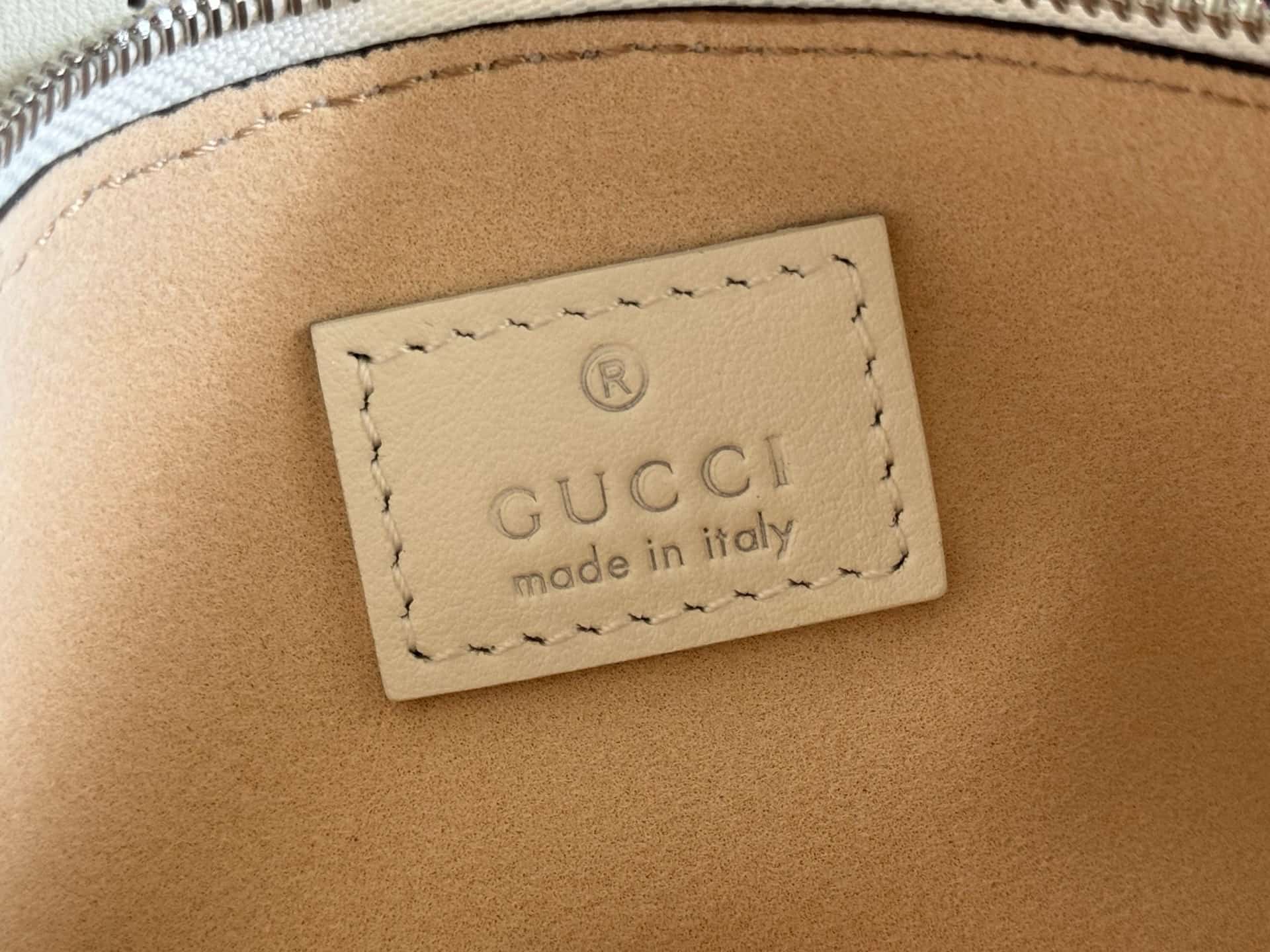 Gucci Giglio large tote bag white GG leather 853971 High