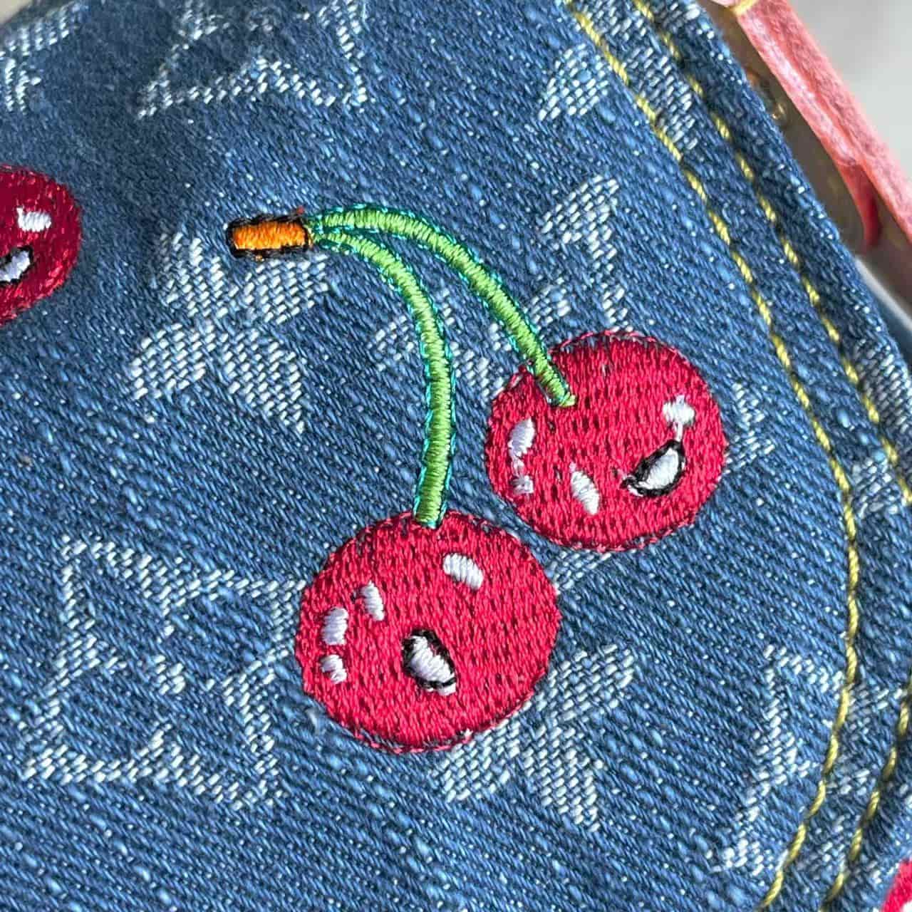Louis Vuitton x Murakami Sunset Monogram cherry denim M13680 High
