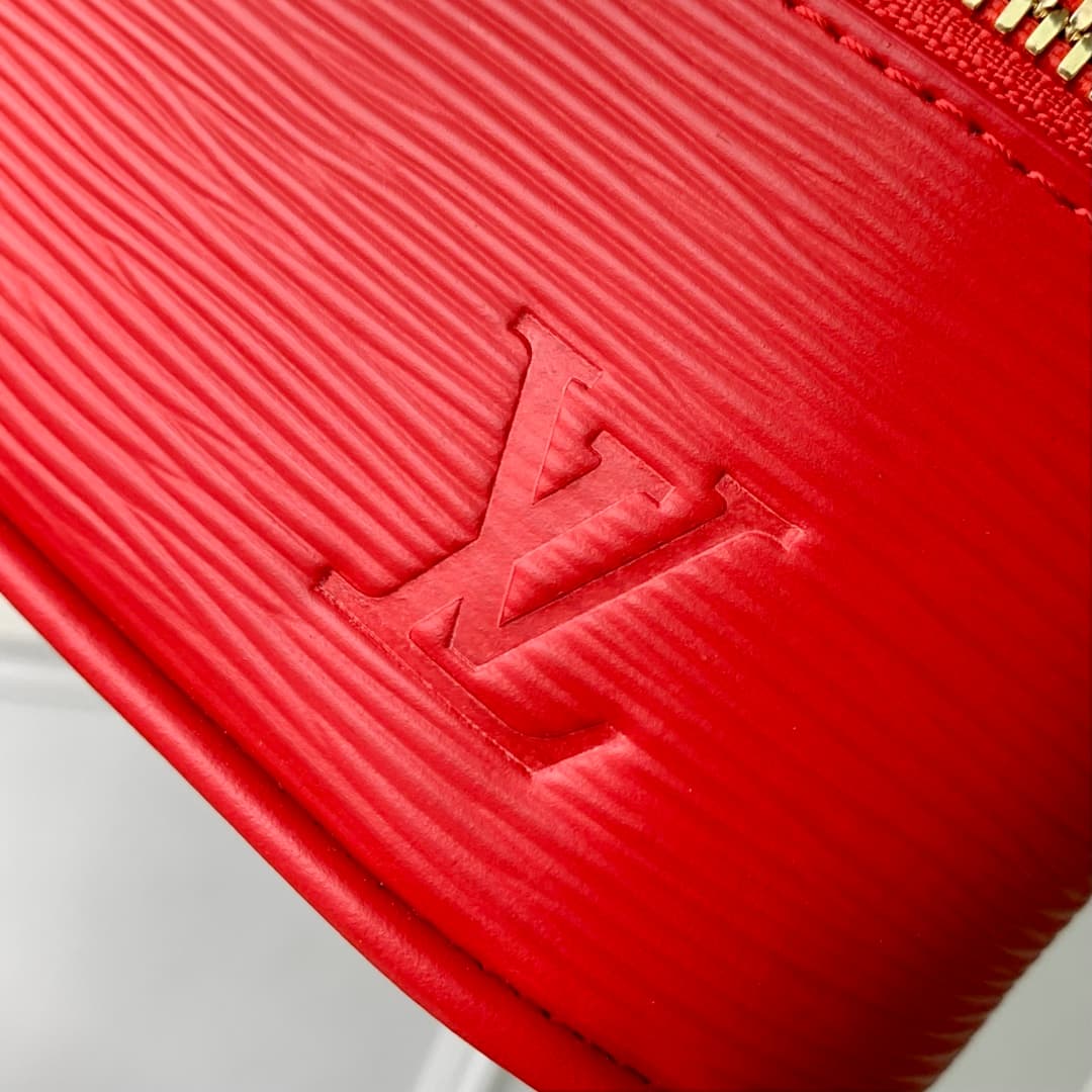 Louis Vuitton Nice Nano Epi grained leather Tender M25857 Red High