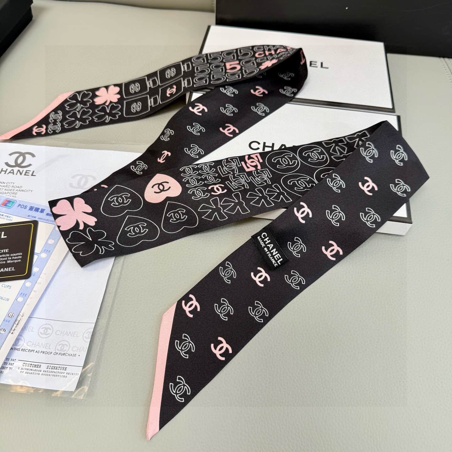 Chanel Silk CC Slim Bandeau