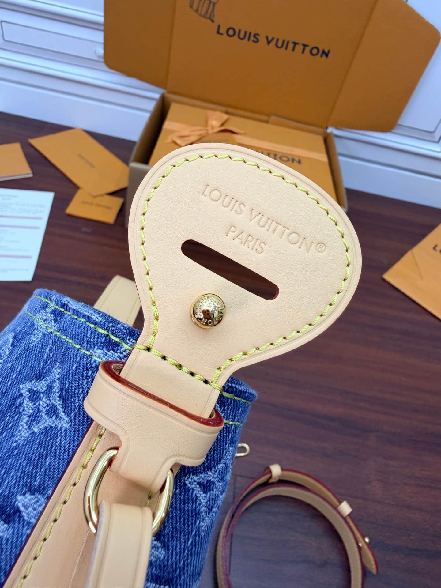 Louis Vuitton All In BB Blue Denim M28107 TOP