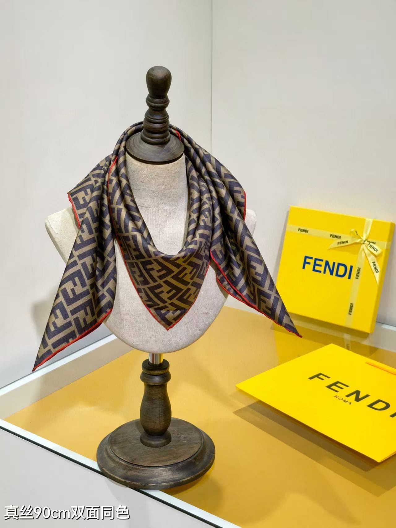 Fendi Roma Silk Scarf