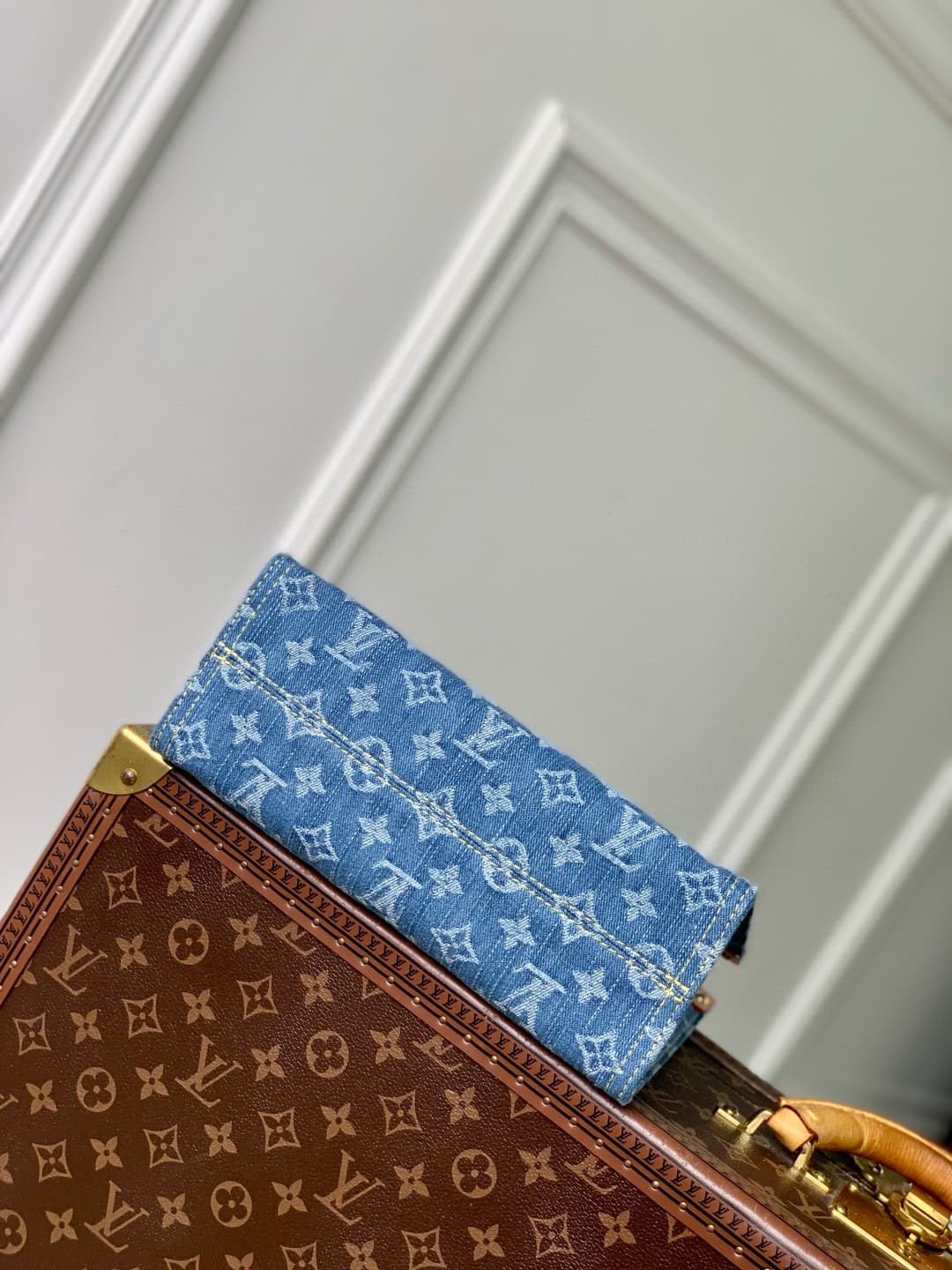 Louis Vuitton OnTheGo PM Denim Blue M14633 High