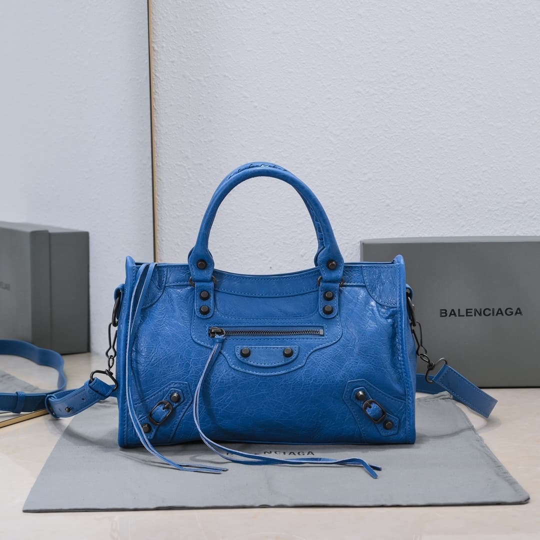 WOMEN'S LE CITY SMALL BAG Lambskin & Black Metal High