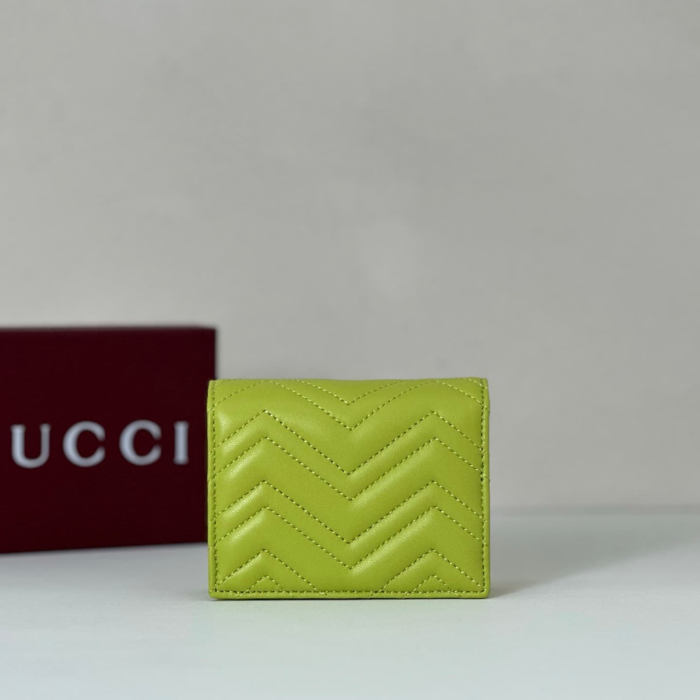 Gucci GG Marmont Small Wallet Green 466492 High
