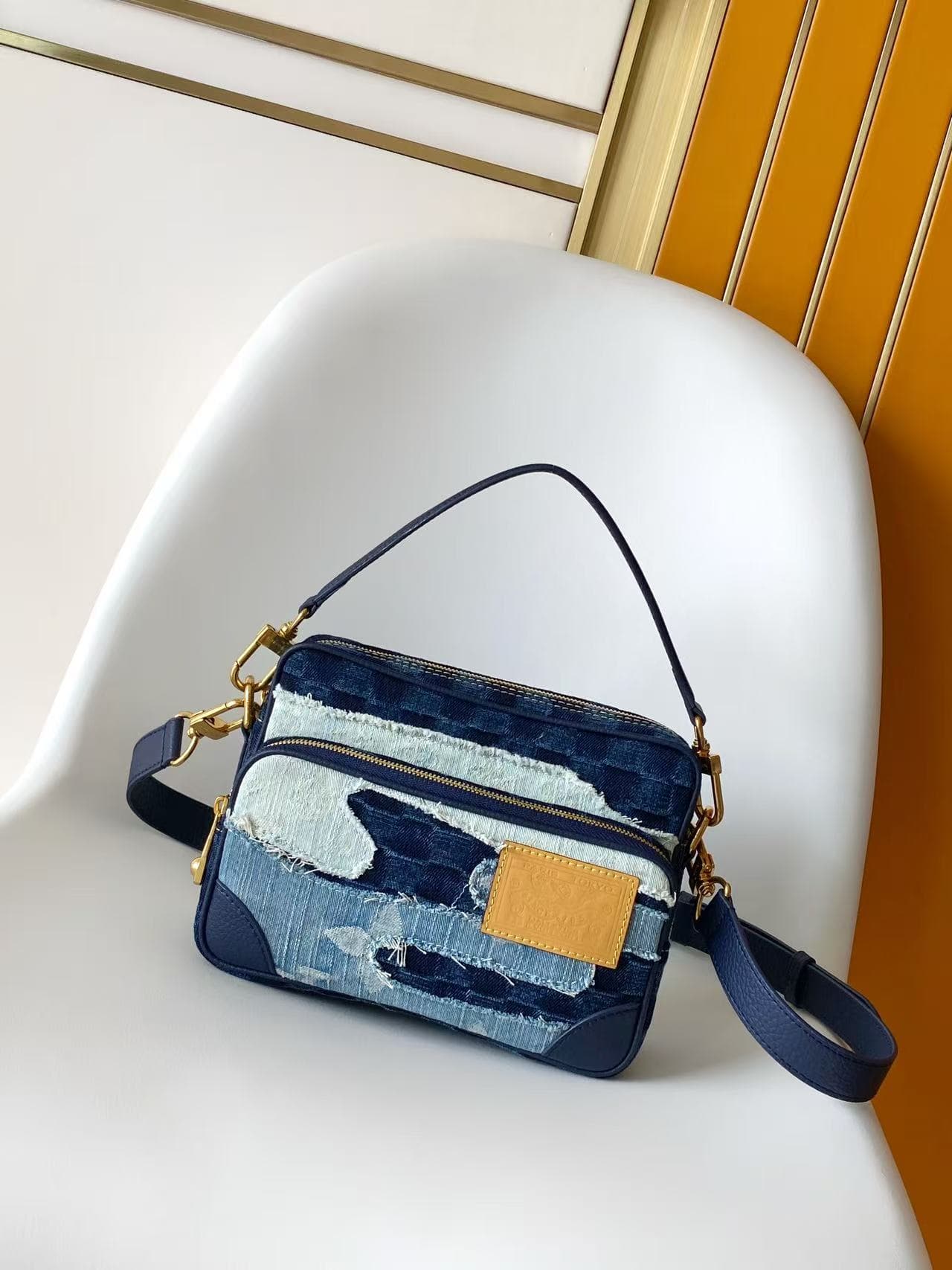 Louis Vuitton Nil Blue Denim M15296 High