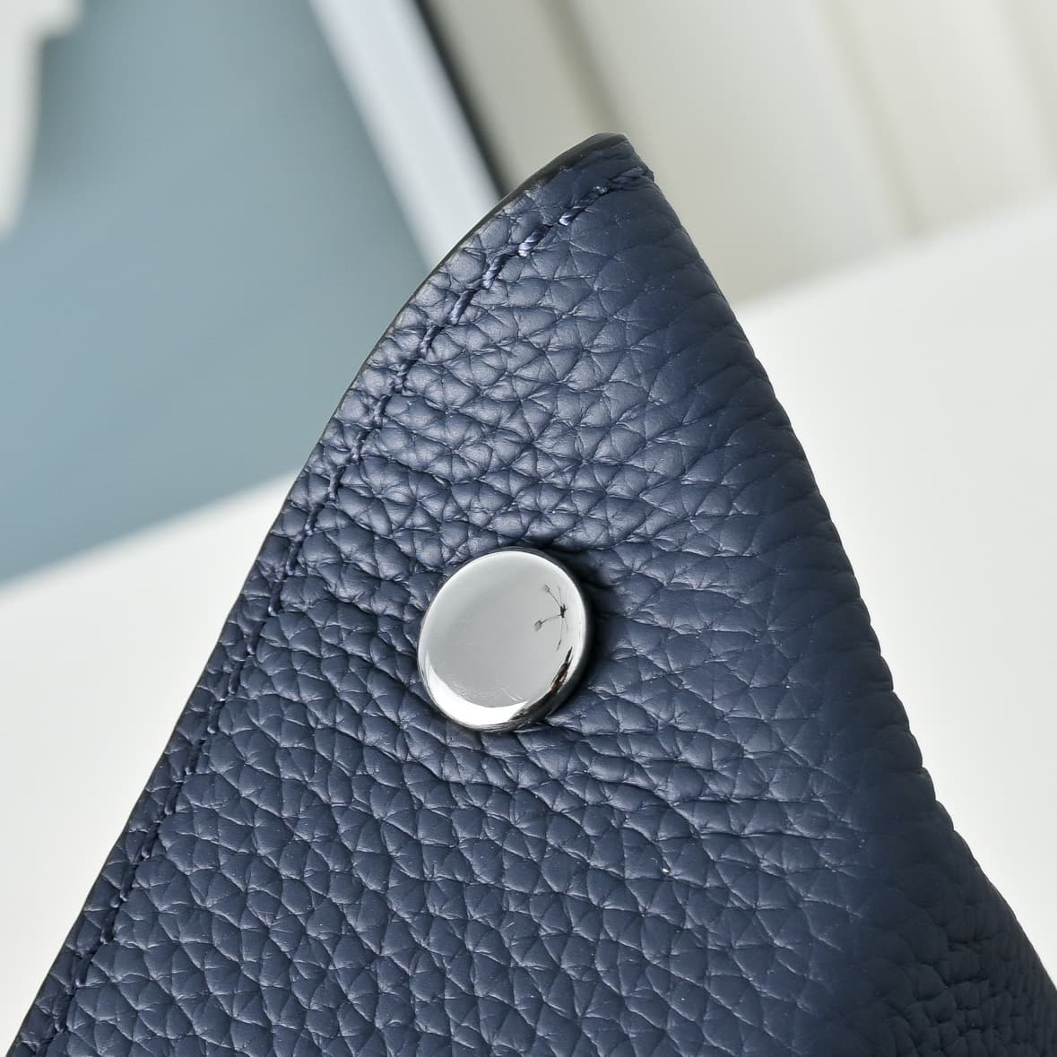Hermès Videpoches Bag Togo Leather In Navy Blue WAX High