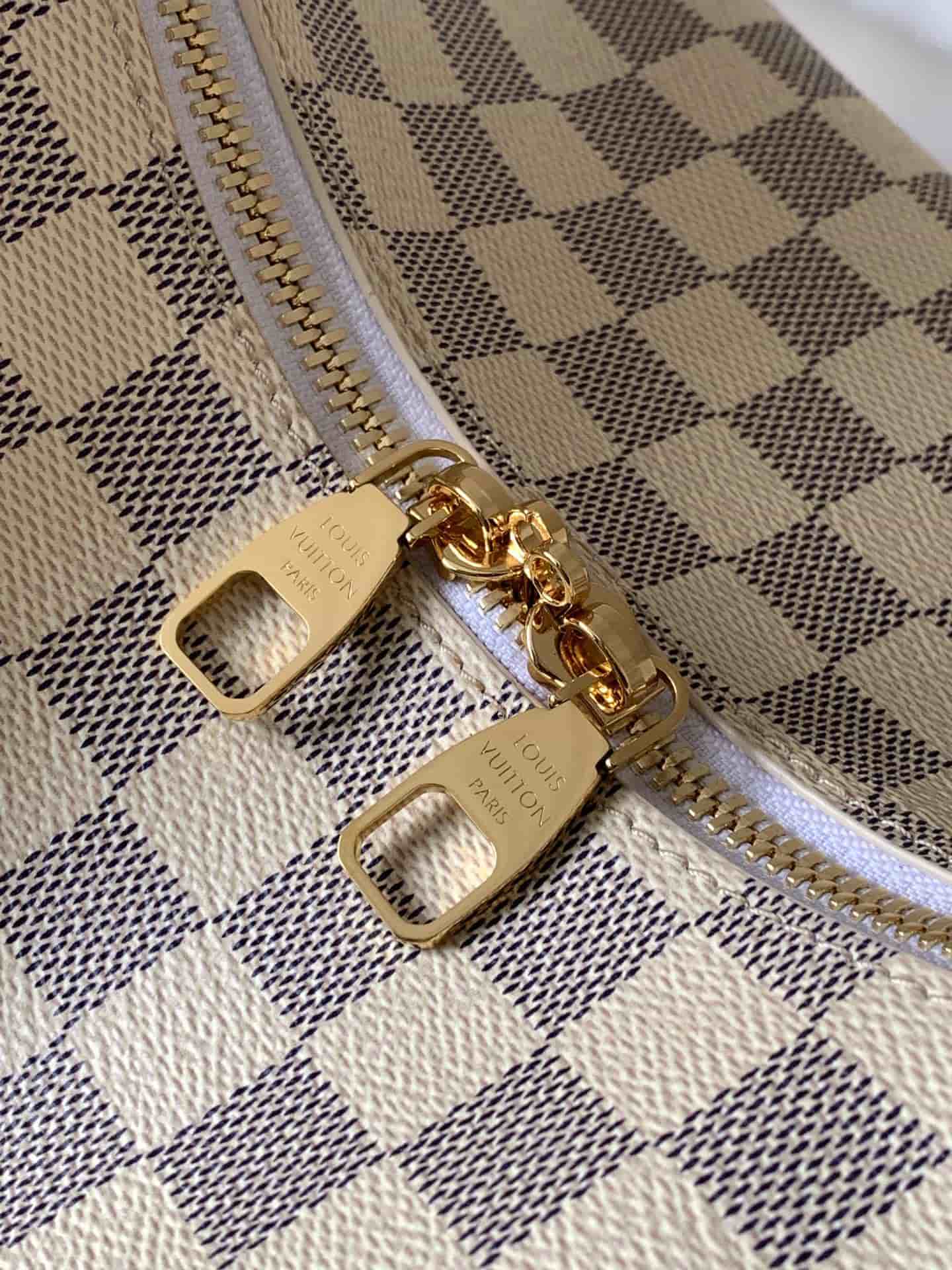 Louis Vuitton Slouchy MM Damier Azur Coated canvas N00126 High
