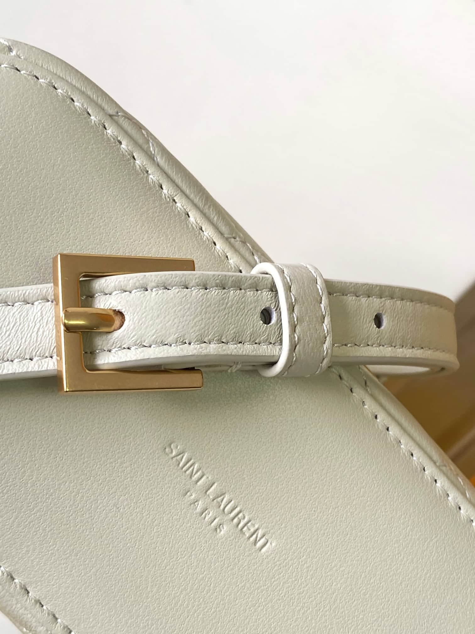 GABY VANITY BAG LAMBSKIN White High