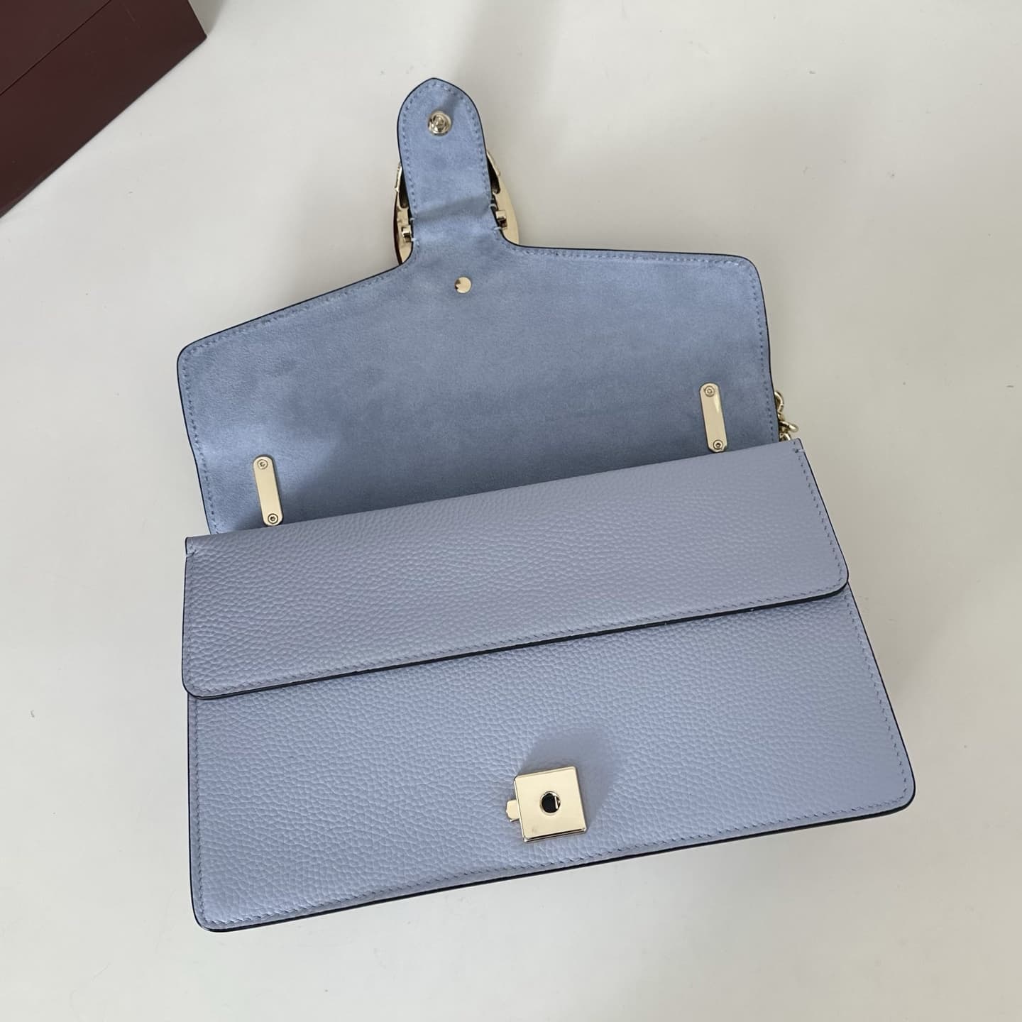 Dionysus Medium Shoulder Bag 795005 Blue Leather High