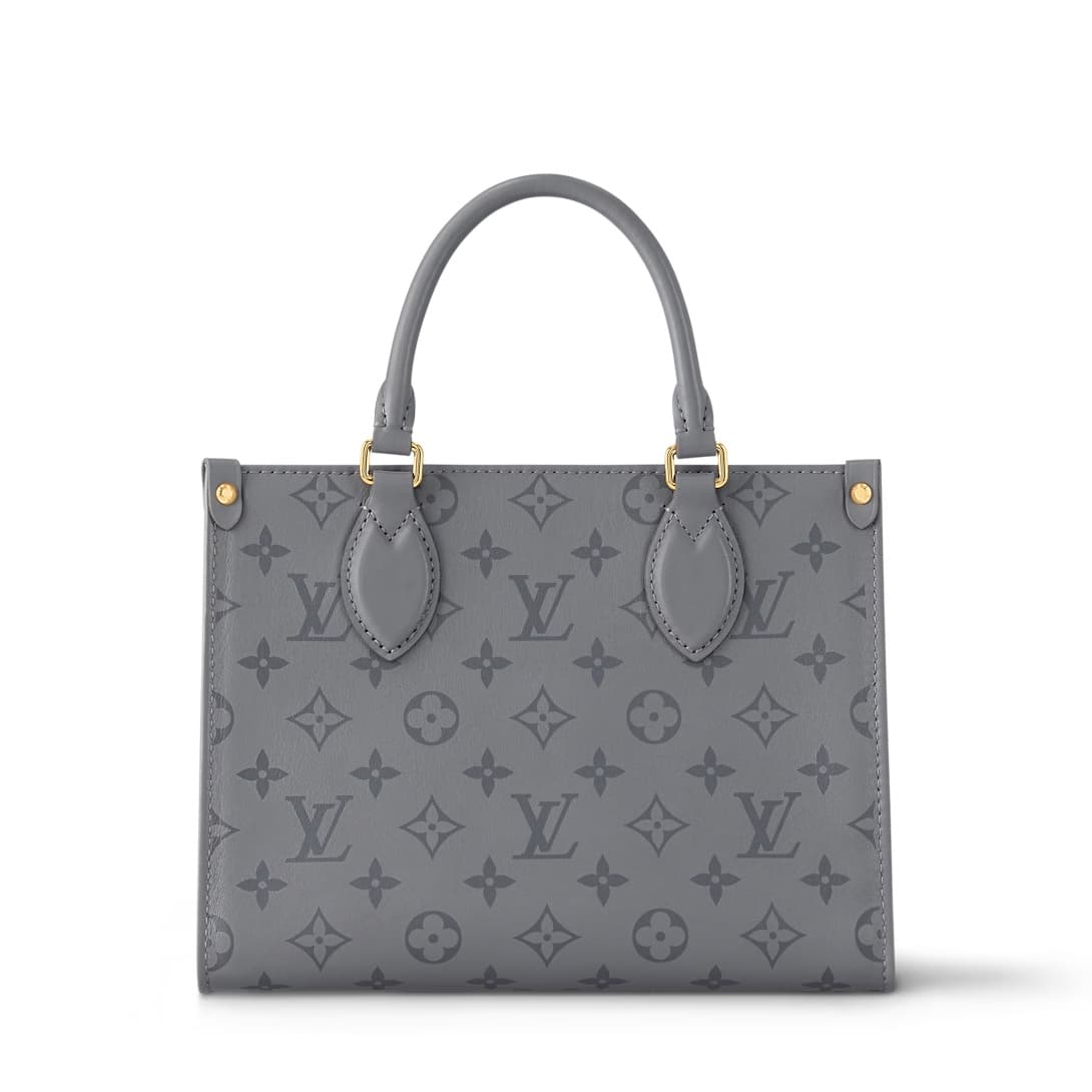 Louis Vuitton OnTheGo PM Trianon Gray Calfskin leather M12465 TOP