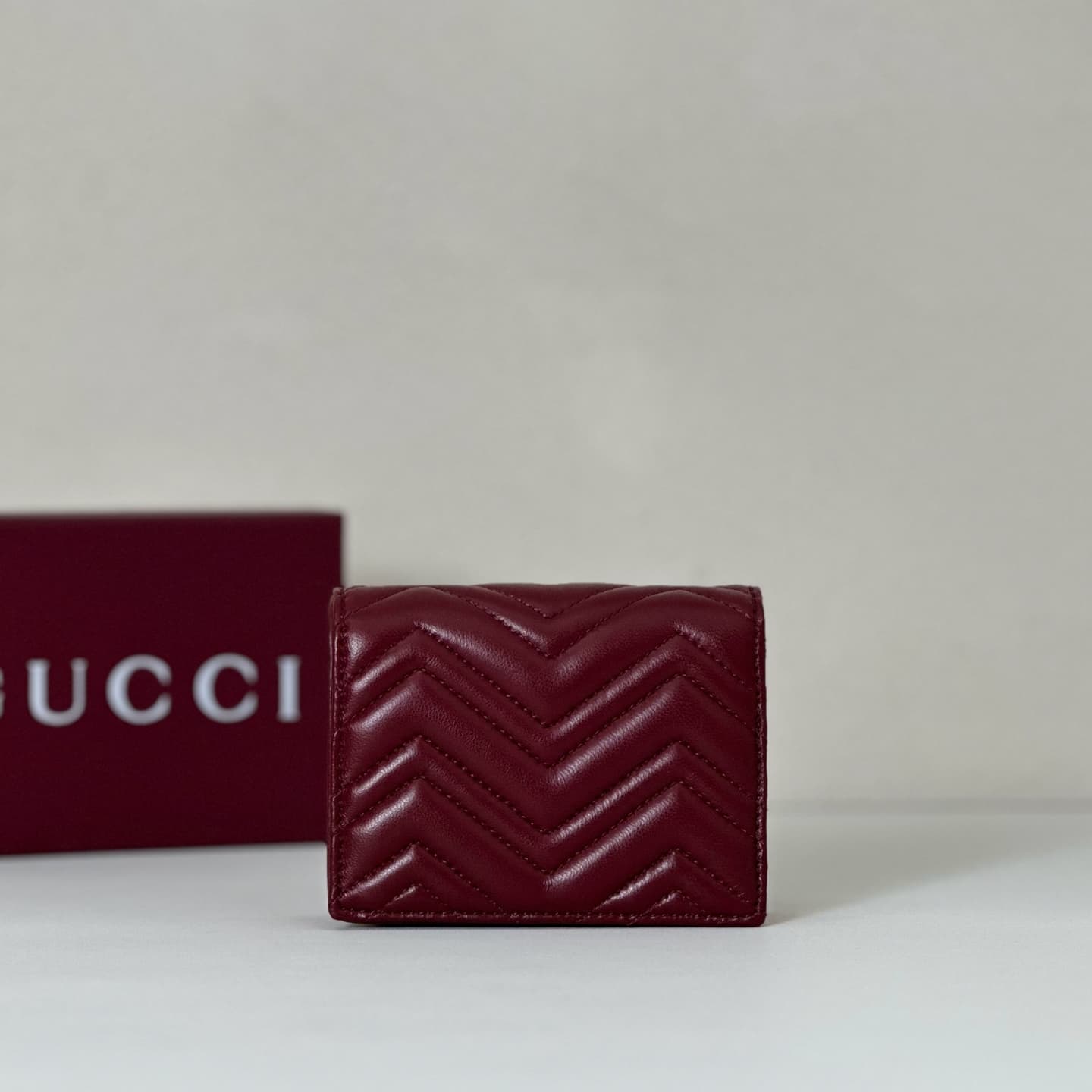 Gucci GG Marmont Small Wallet Burgundy 466492 High